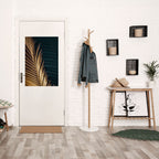 LUXE LEAF DANCE Selbstklebendes Poster - Hochformat