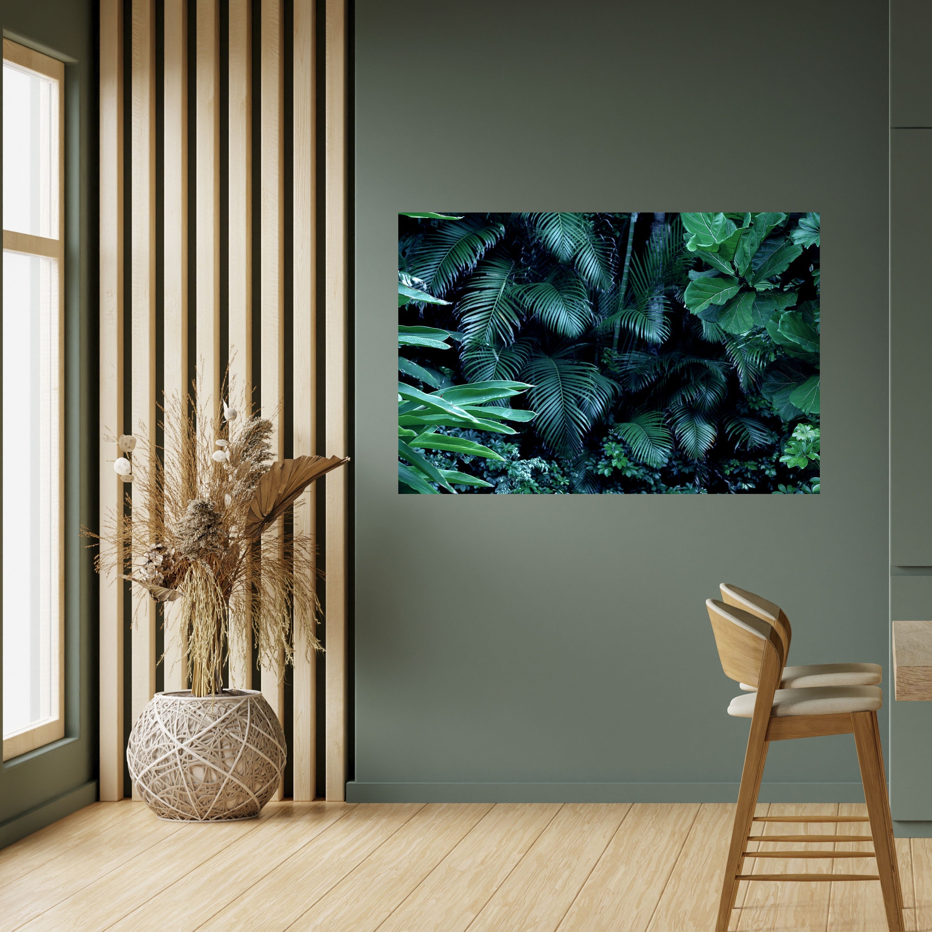 DEEP JUNGLE SERENADE Horizontales Poster zum Abziehen und Aufkleben