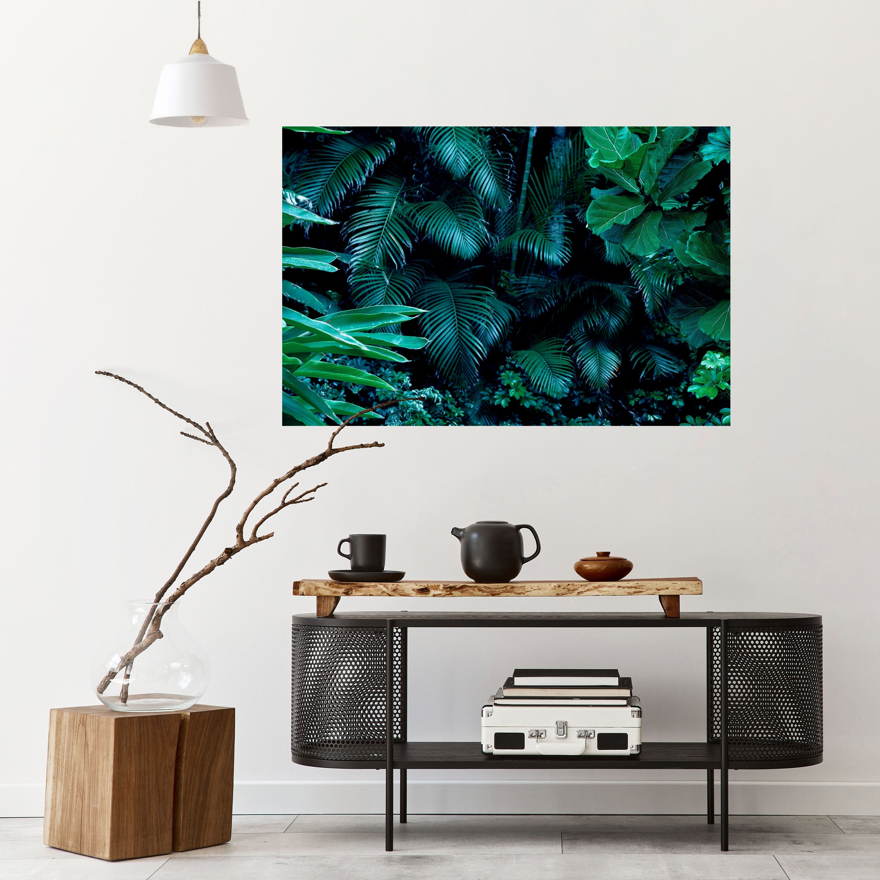 DEEP JUNGLE SERENADE Horizontales Poster zum Abziehen und Aufkleben