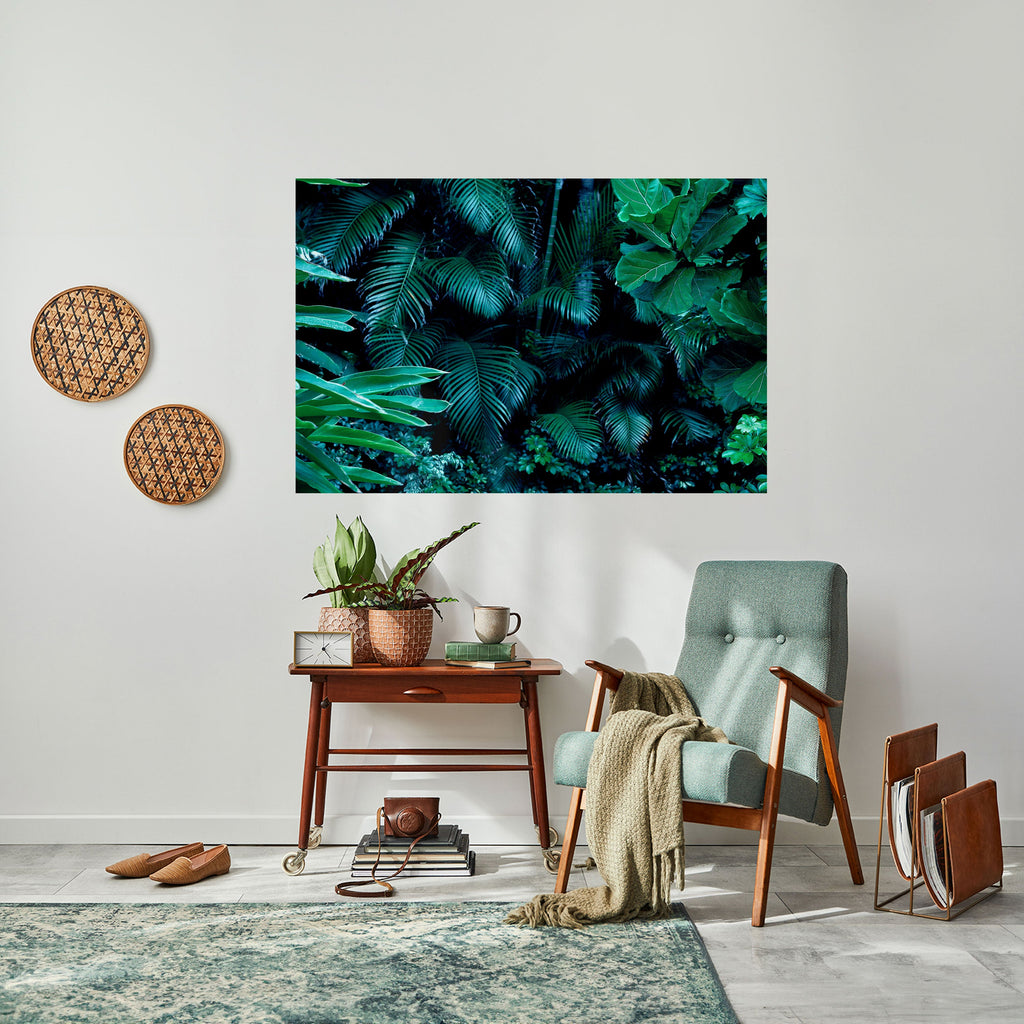DEEP JUNGLE SERENADE Horizontales Poster zum Abziehen und Aufkleben
