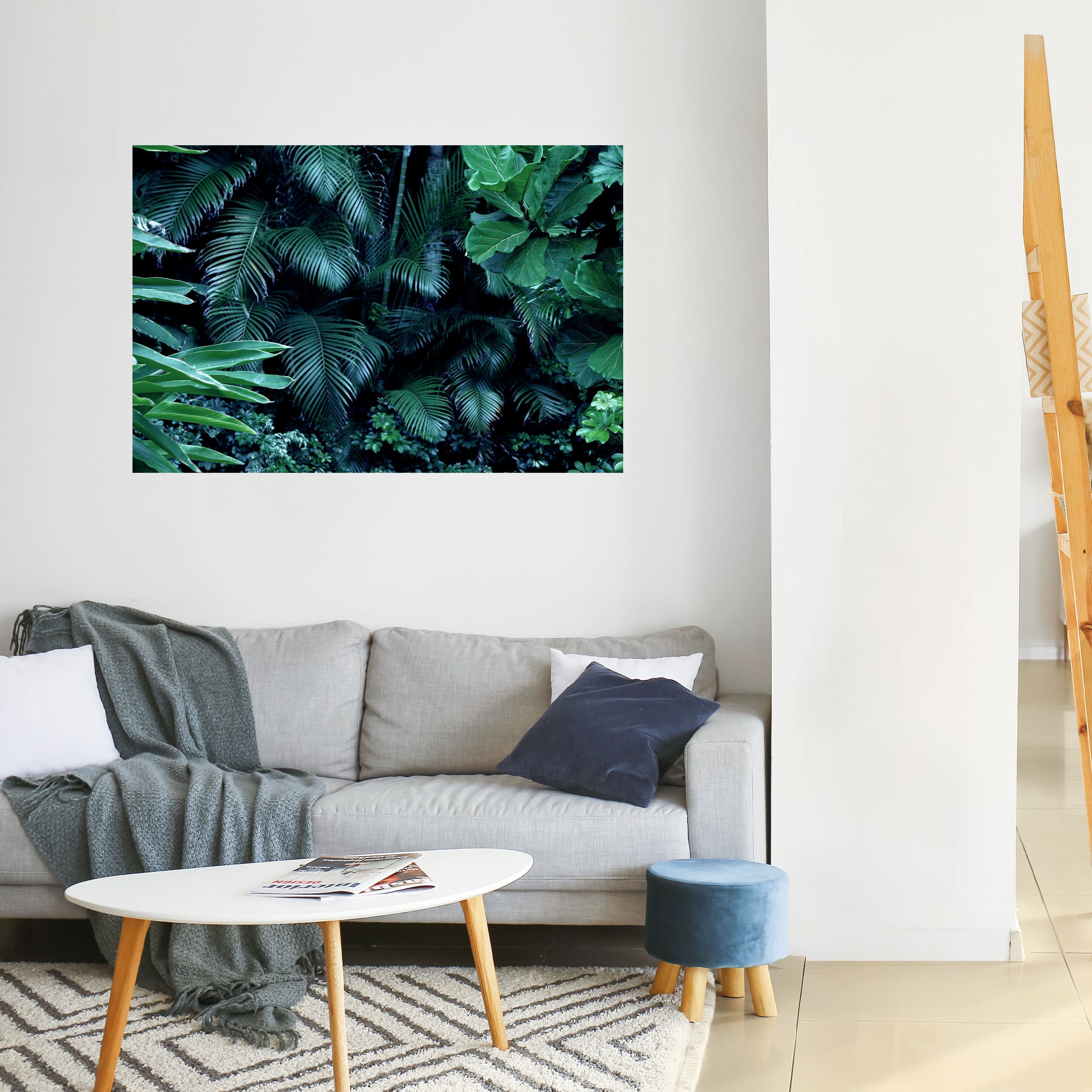 DEEP JUNGLE SERENADE Horizontales Poster zum Abziehen und Aufkleben