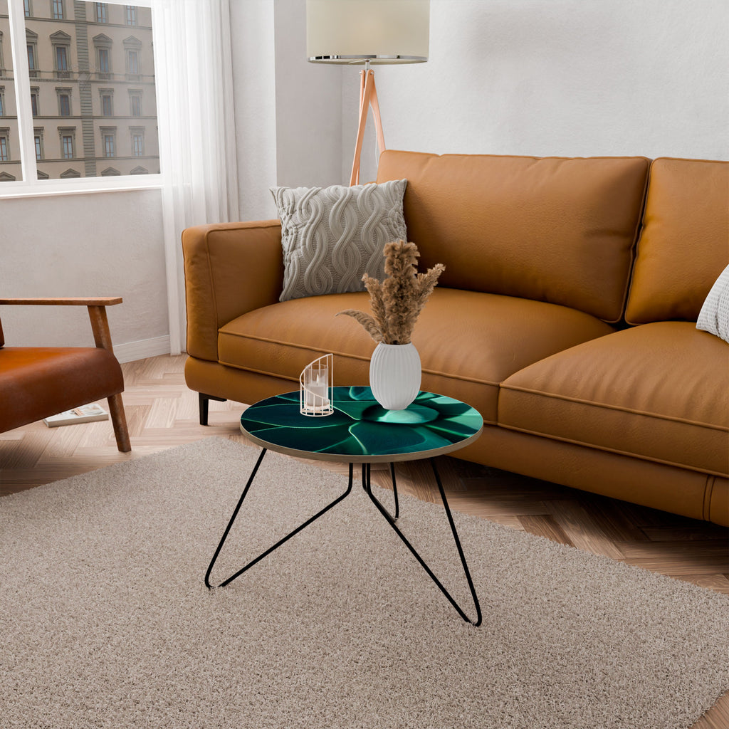 MYSTICAL GREEN WHORL Couchtisch 60