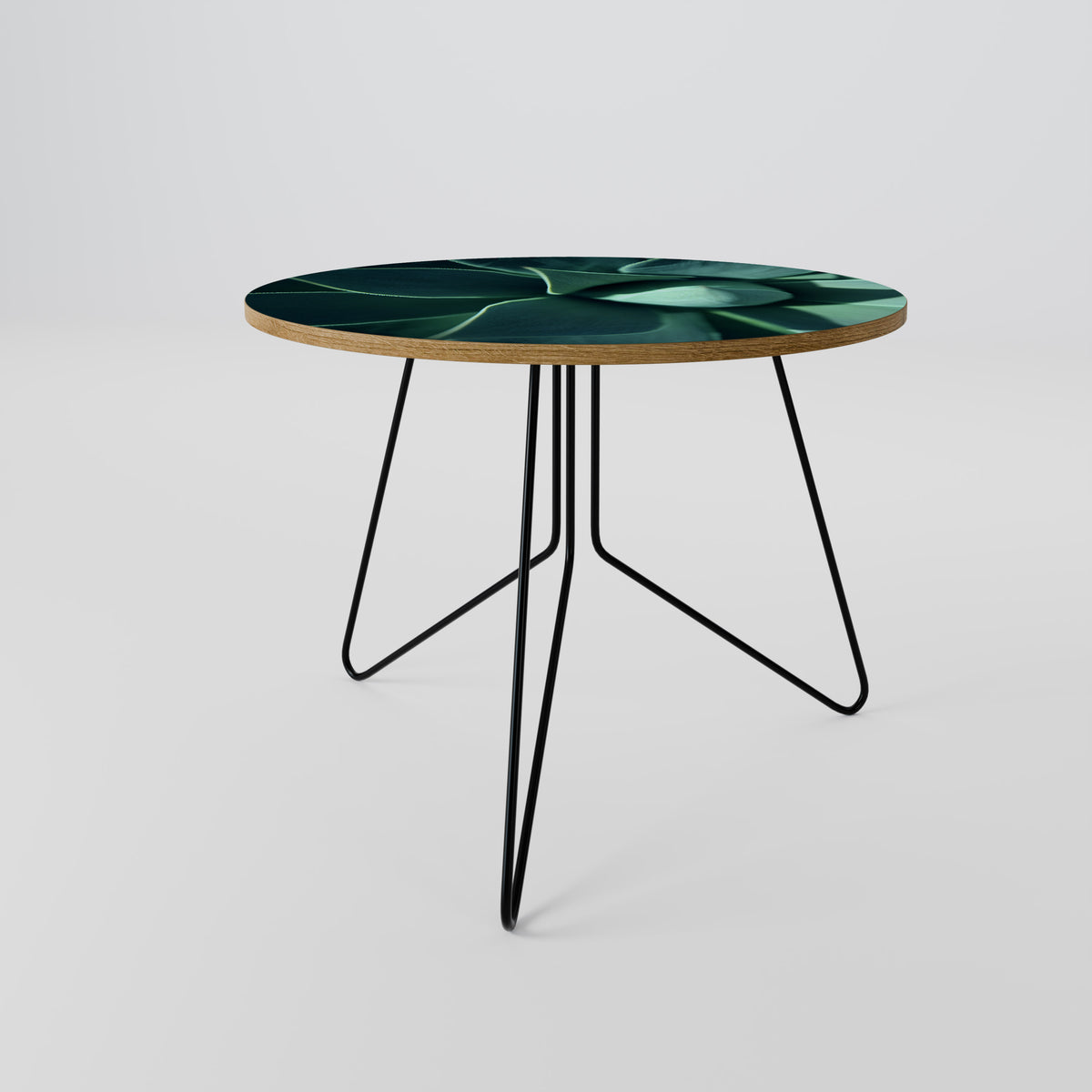 MYSTICAL GREEN WHORL Couchtisch