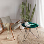 MYSTICAL GREEN WHORL Couchtisch Ø 69 cm