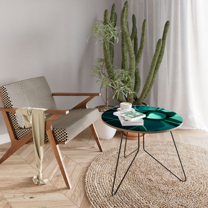 MYSTICAL GREEN WHORL Couchtisch