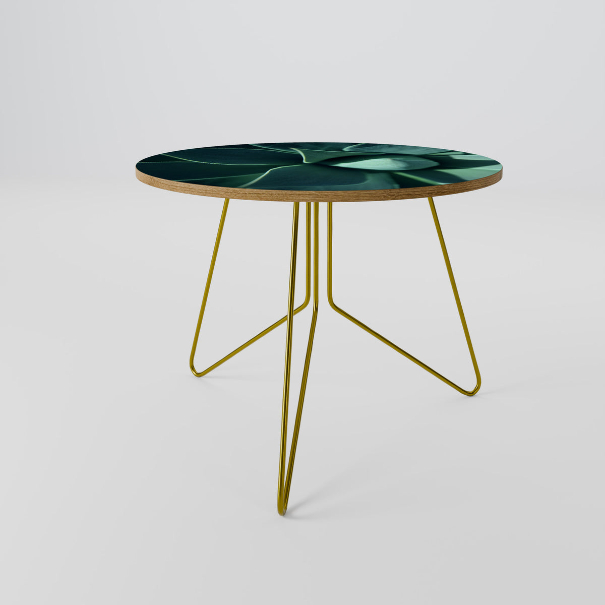 MYSTICAL GREEN WHORL Couchtisch