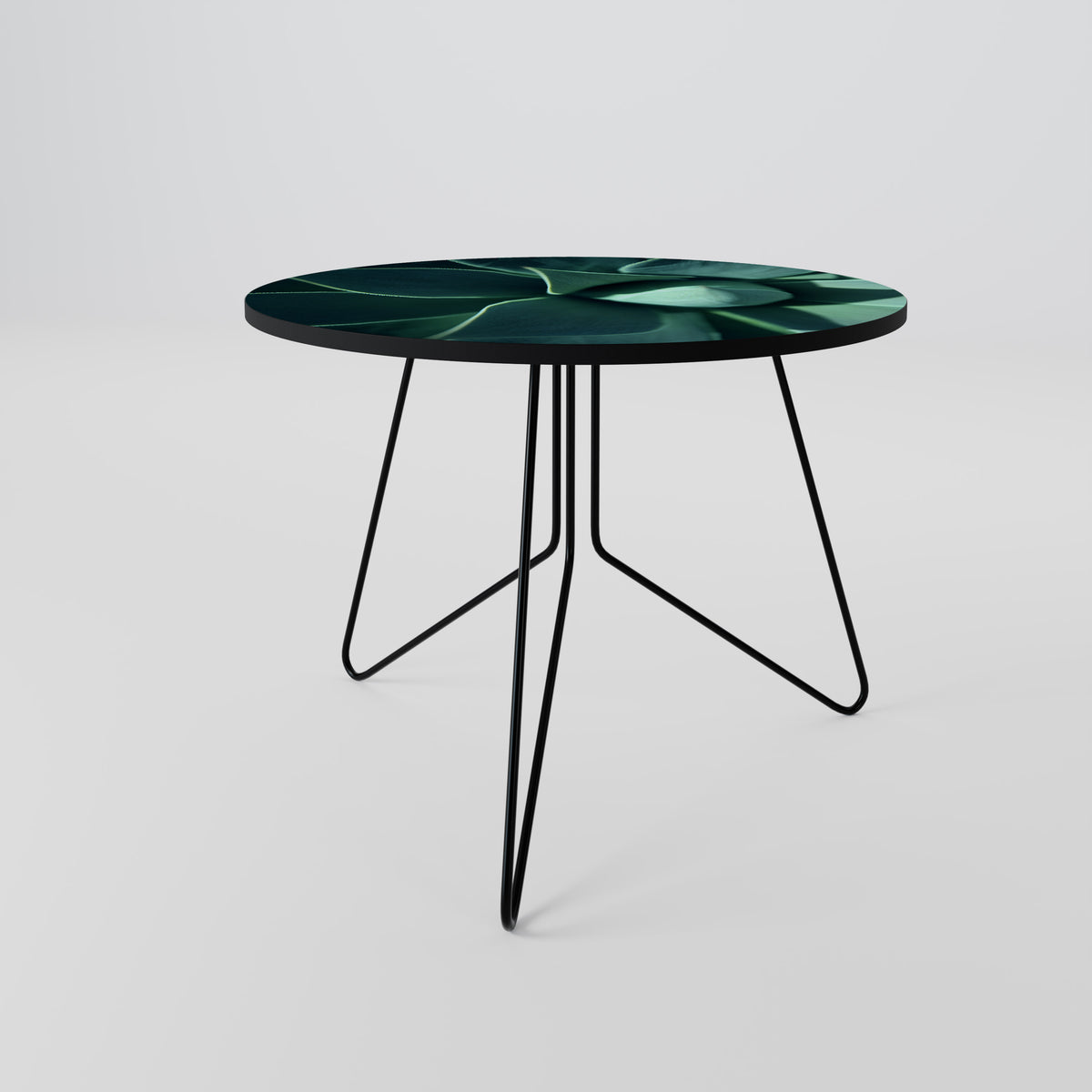 MYSTICAL GREEN WHORL Couchtisch