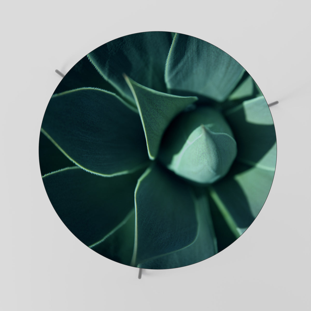 MYSTICAL GREEN WHORL Couchtisch