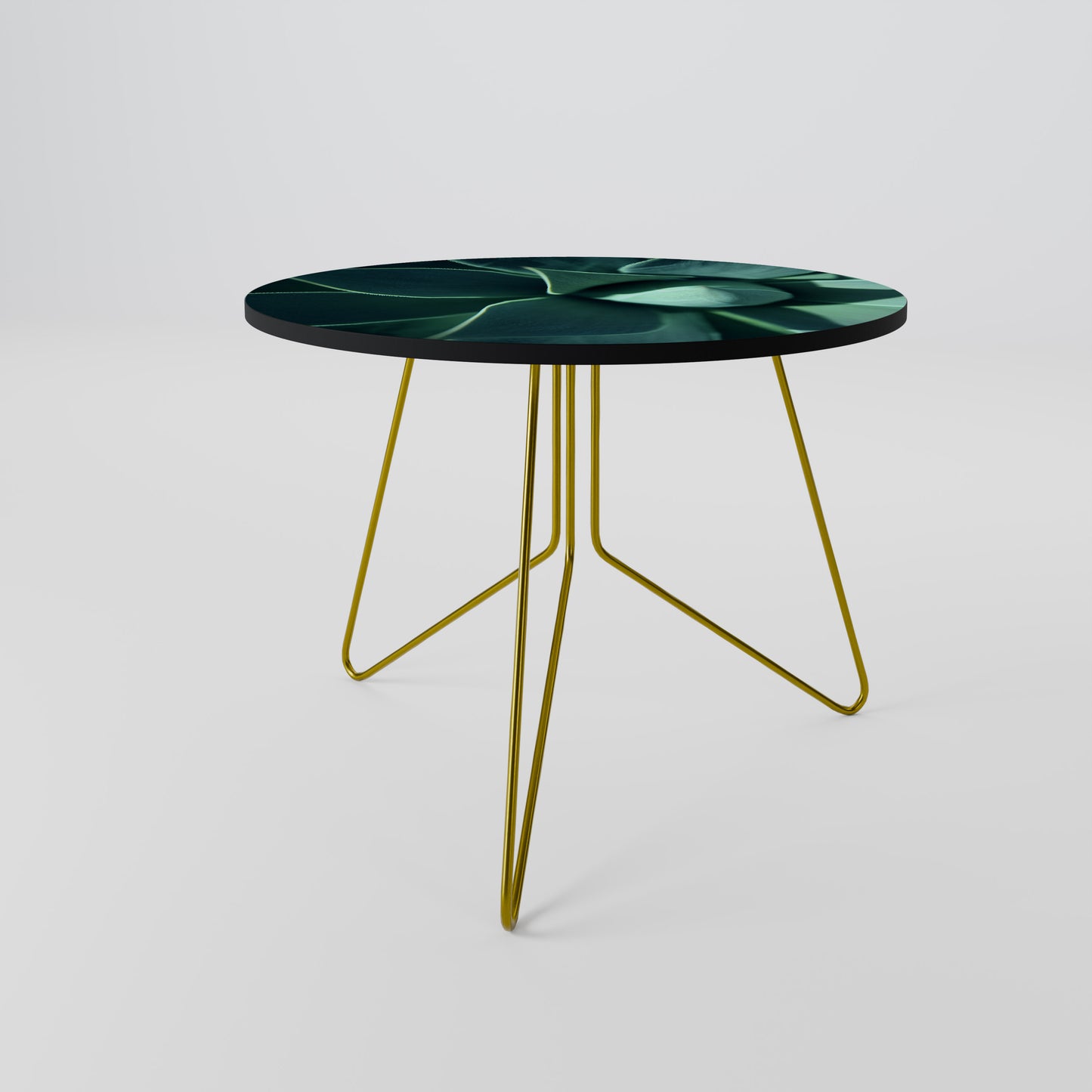 MYSTICAL GREEN WHORL Couchtisch