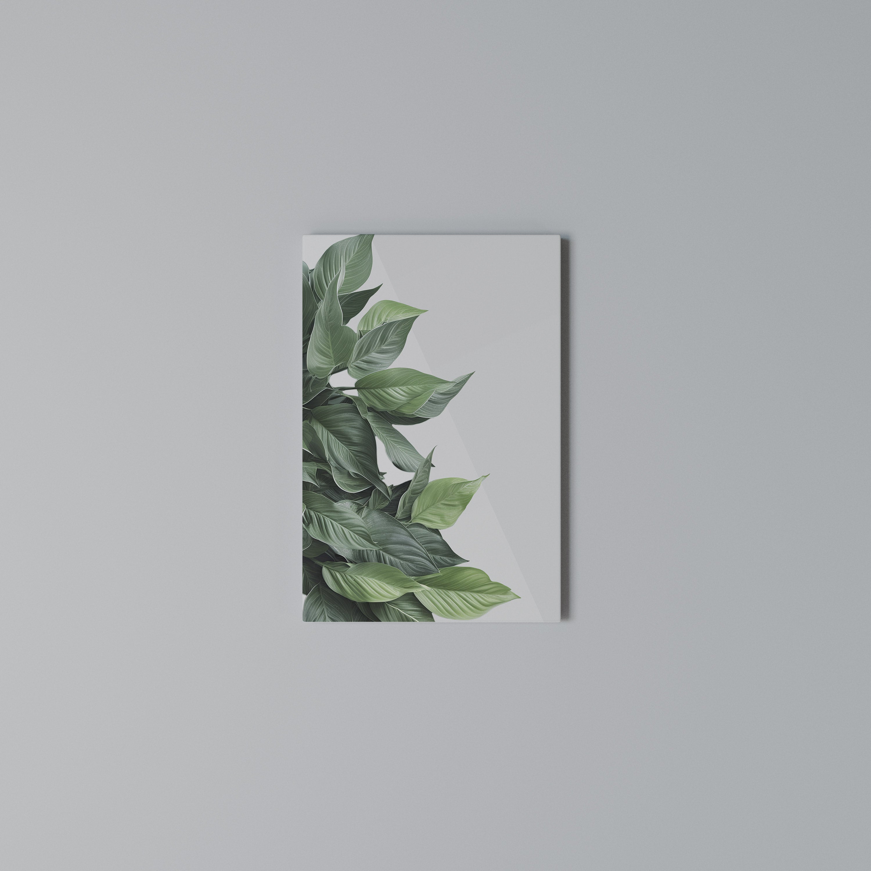 LUSH LEAFY WHIMSY Vertical Canvas Print