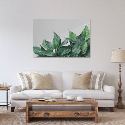 LUSH LEAFY WHIMSY Horizontal Canvas Print
