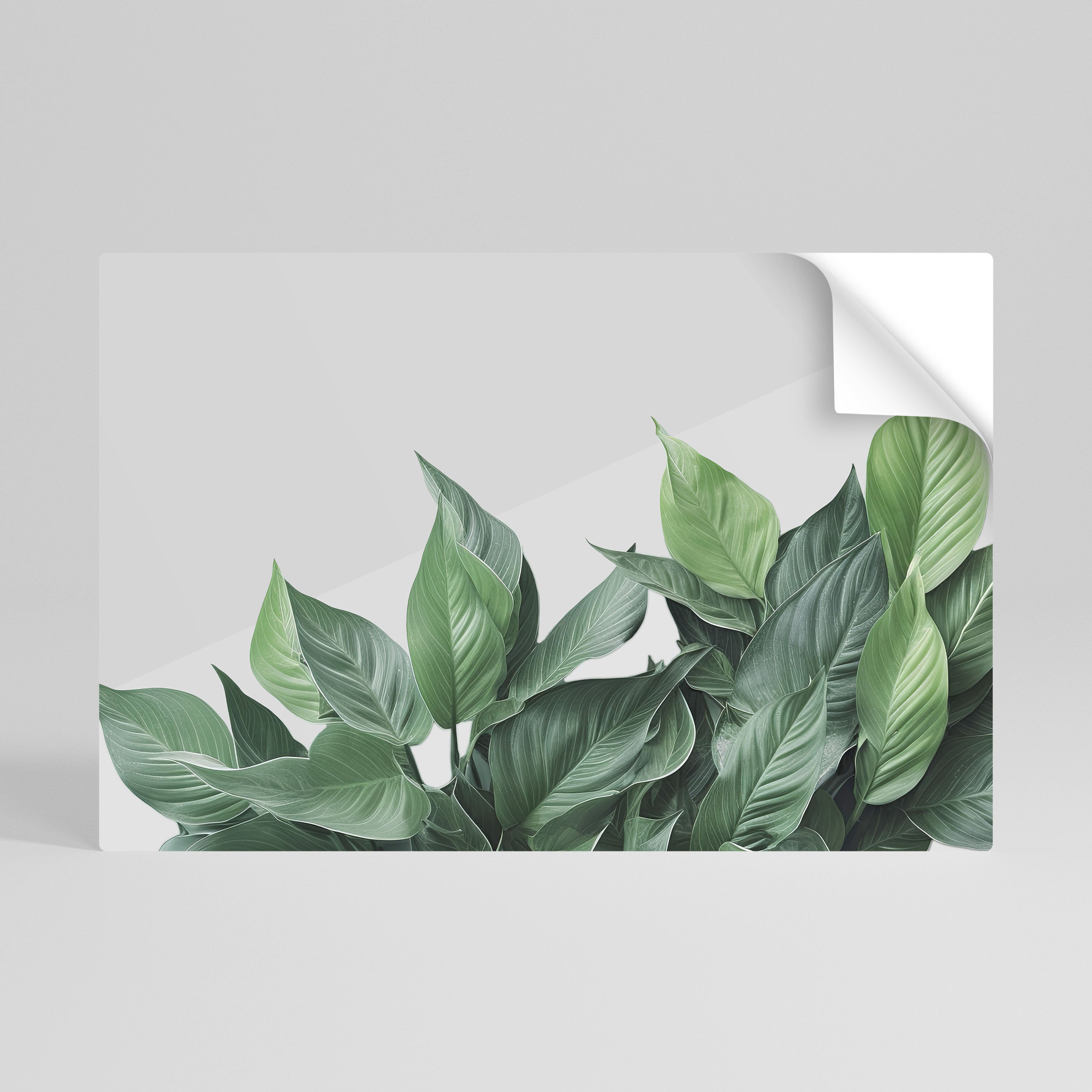 LUSH LEAFY WHIMSY Horizontales Poster zum Abziehen und Aufkleben