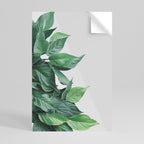 LUSH LEAFY WHIMSY Selbstklebendes Poster - Hochformat