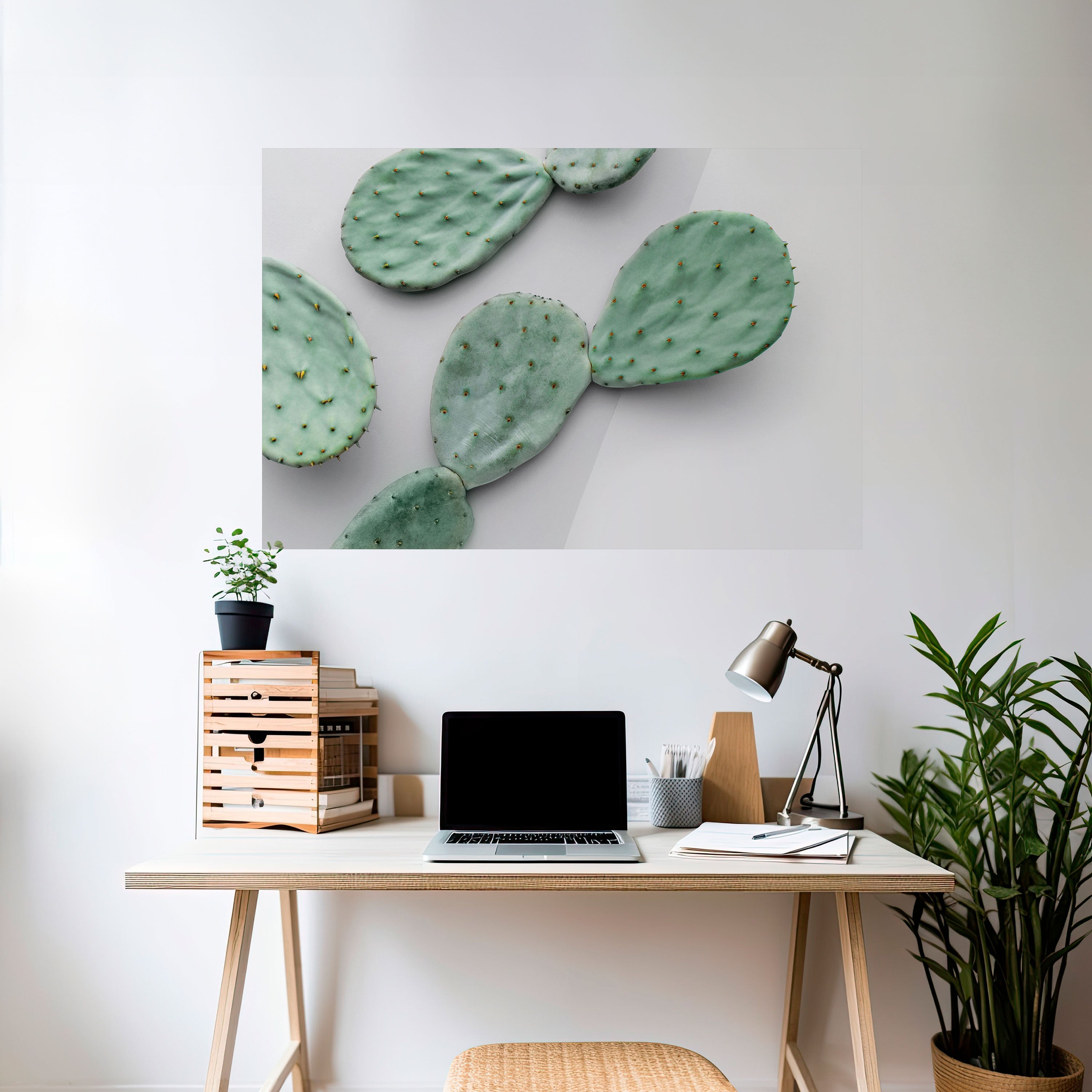 CACTUS DREAMSCAPE Horizontales Poster zum Abziehen und Aufkleben