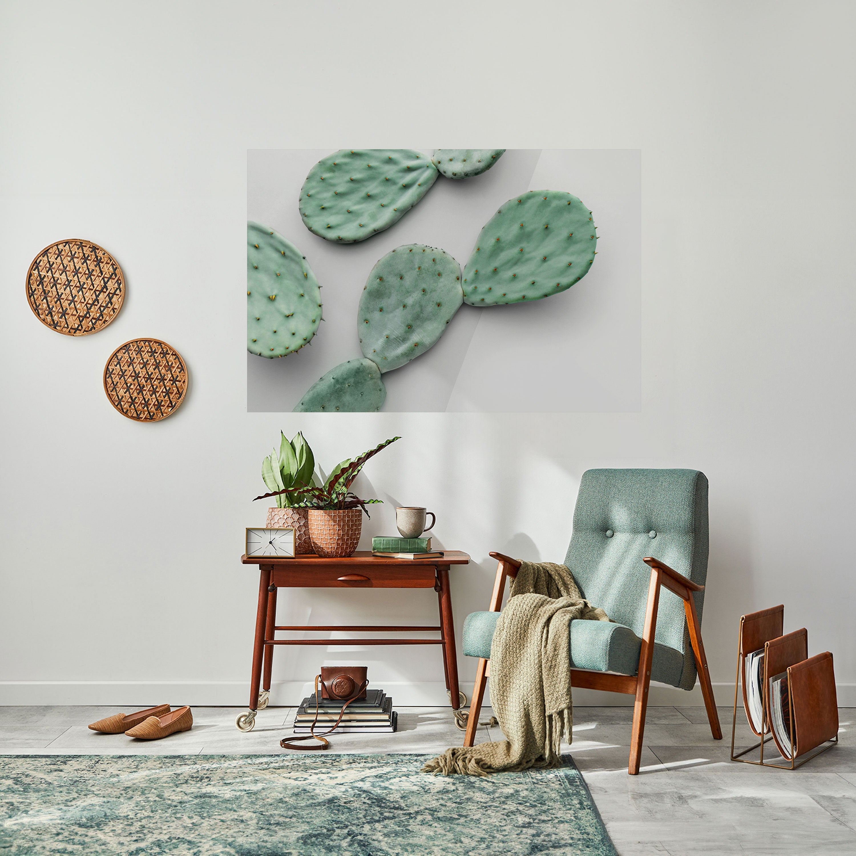 CACTUS DREAMSCAPE Horizontales Poster zum Abziehen und Aufkleben