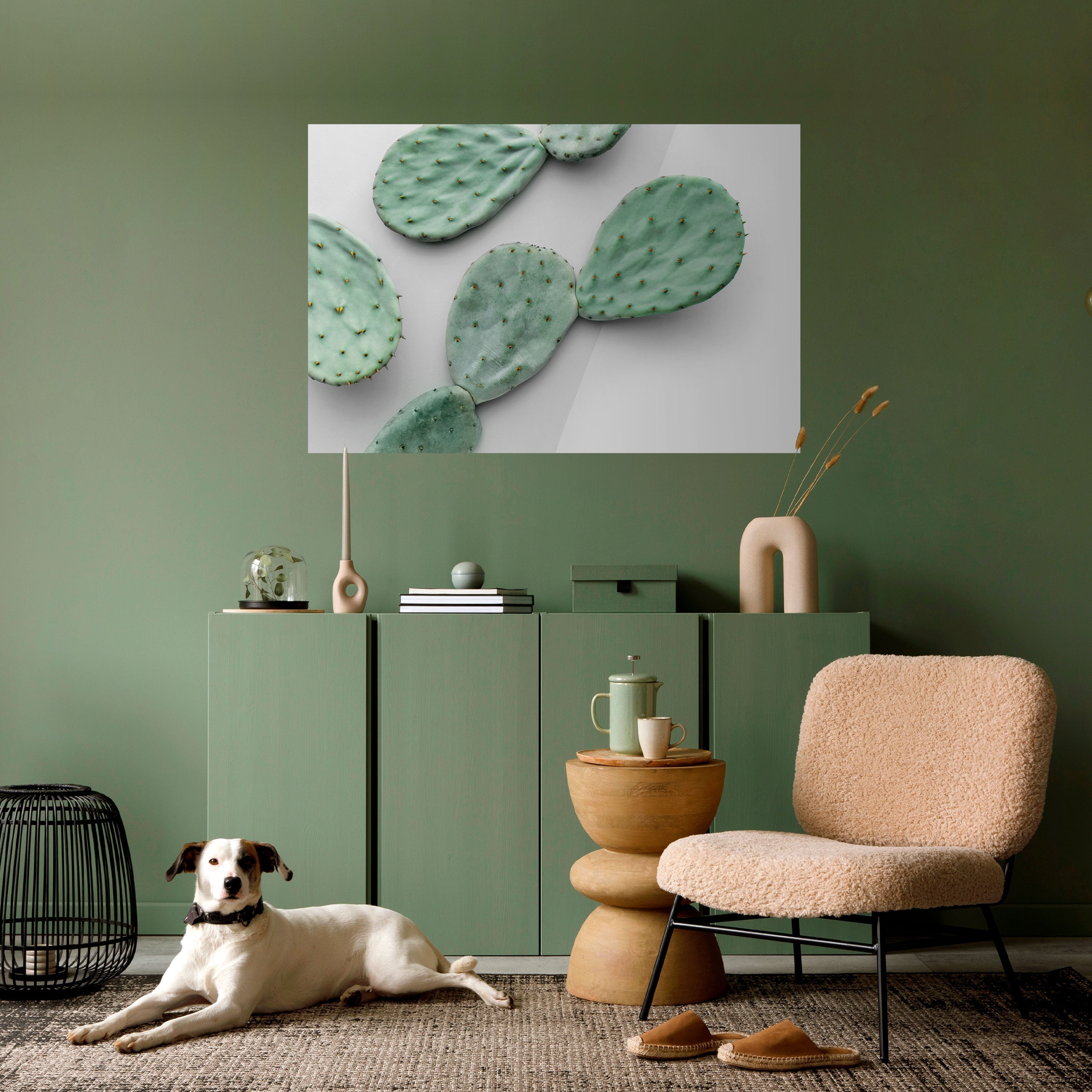 CACTUS DREAMSCAPE Horizontales Poster zum Abziehen und Aufkleben