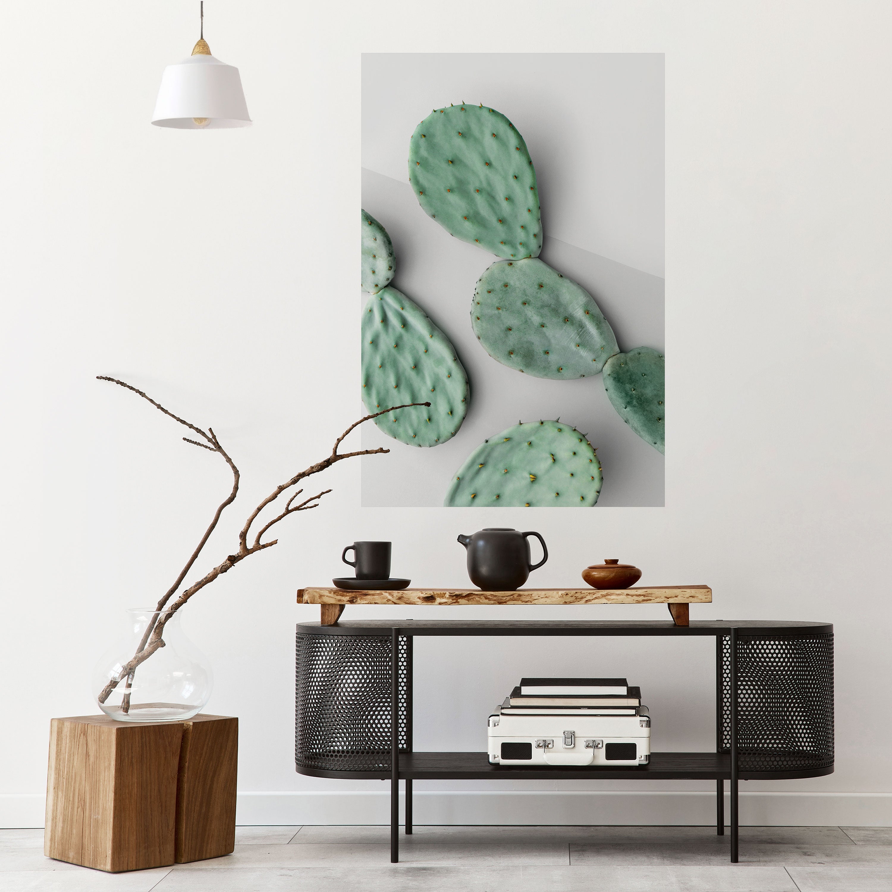 CACTUS DREAMSCAPE Vertikales Poster zum Abziehen und Aufkleben