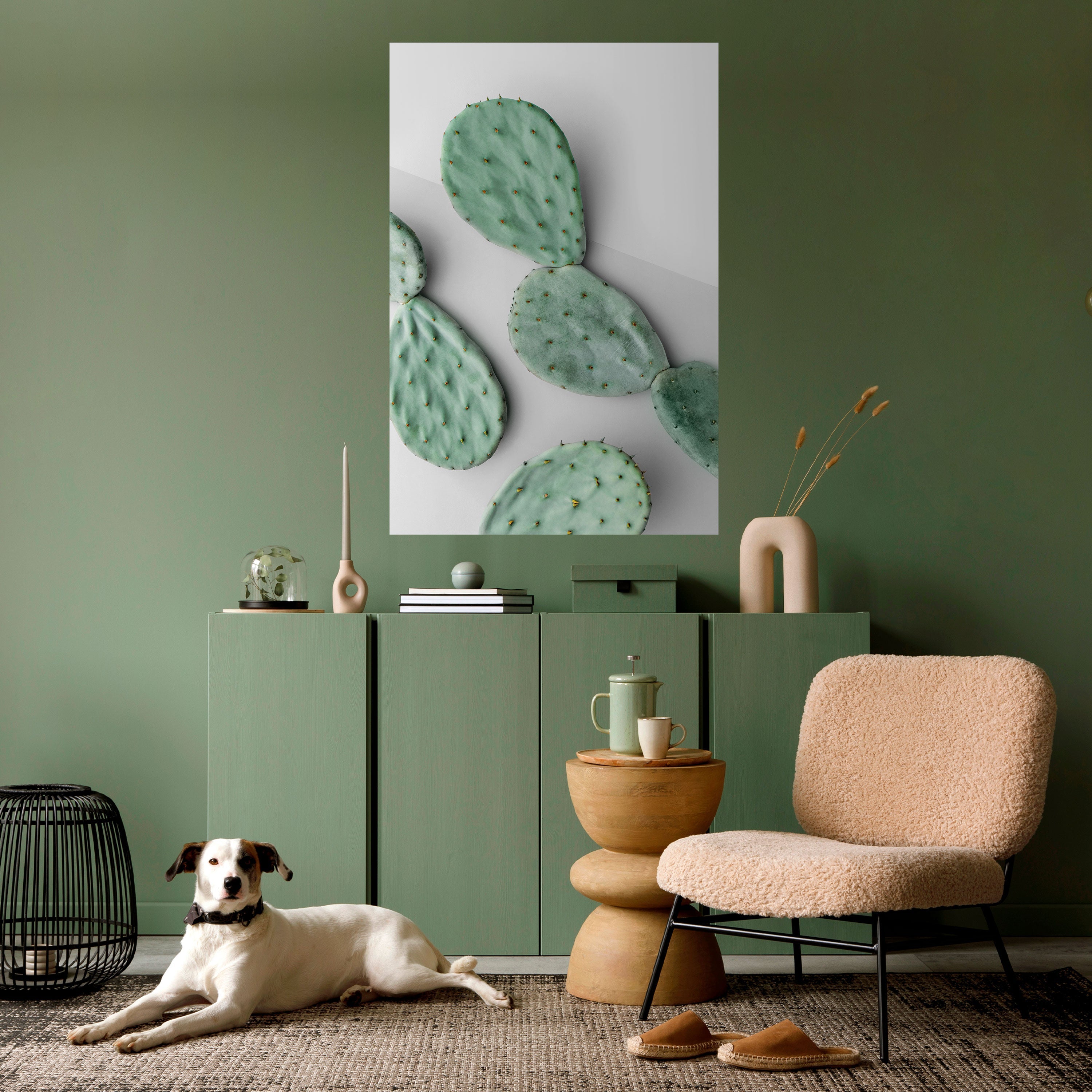 CACTUS DREAMSCAPE Vertikales Poster zum Abziehen und Aufkleben