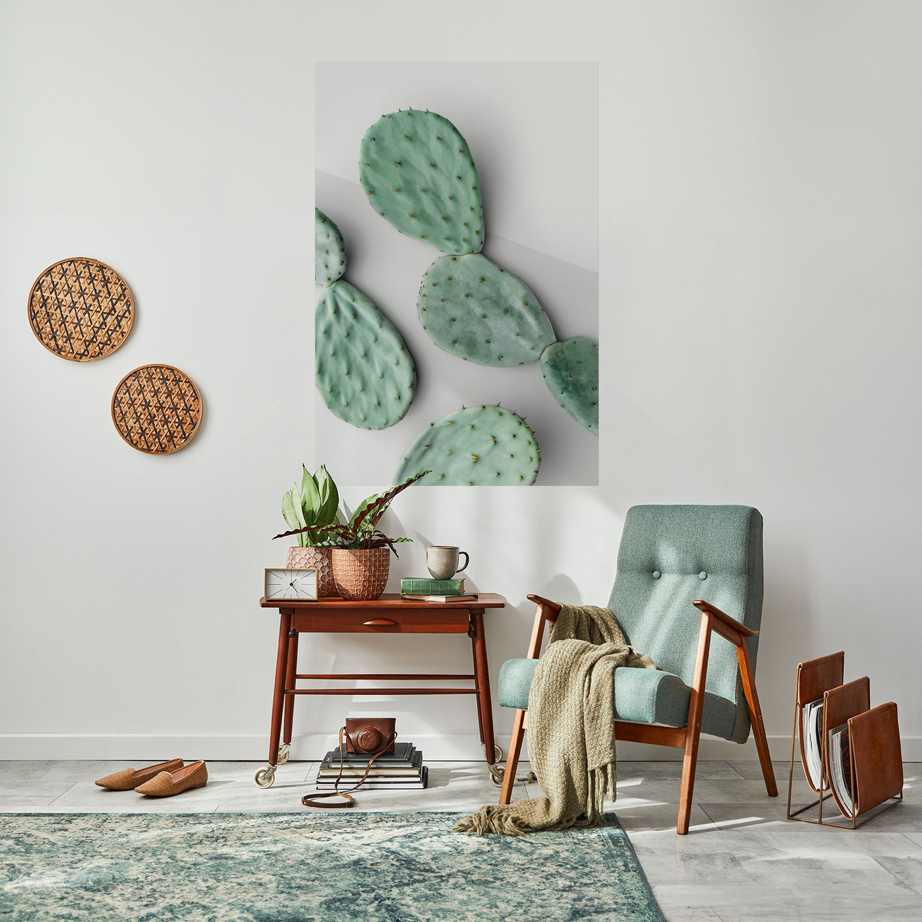 CACTUS DREAMSCAPE Vertikales Poster zum Abziehen und Aufkleben