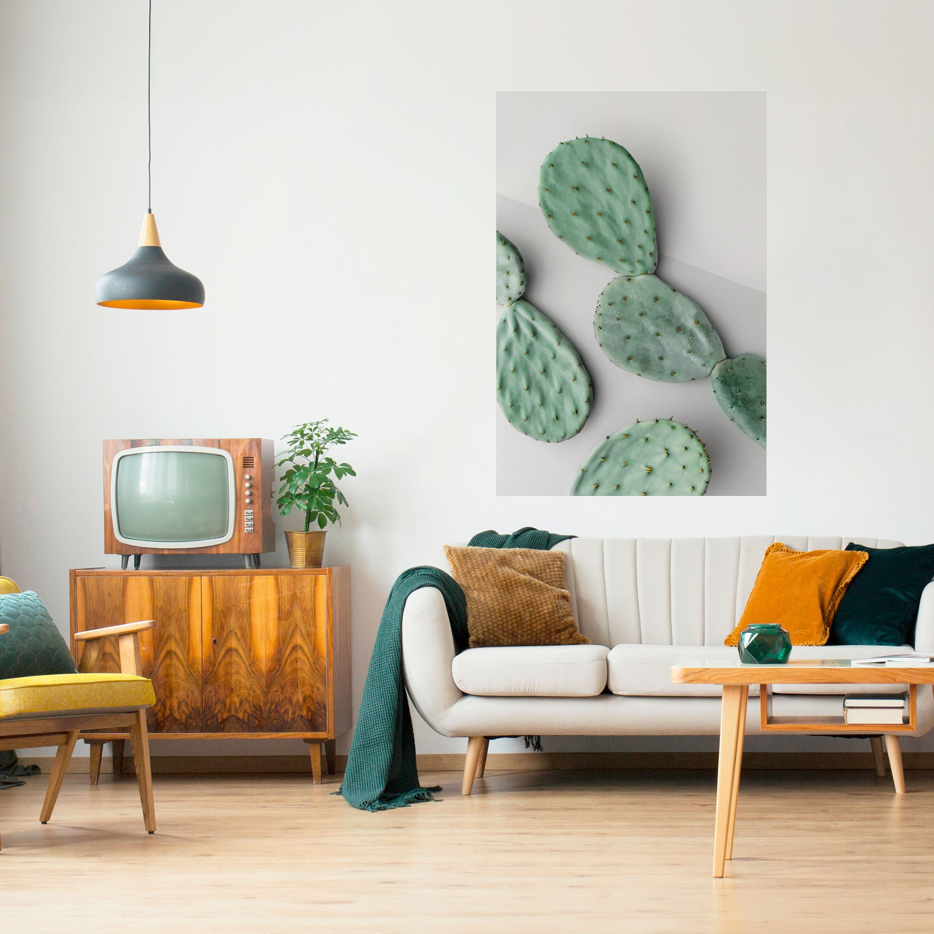 CACTUS DREAMSCAPE Vertikales Poster zum Abziehen und Aufkleben