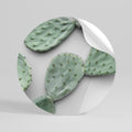 CACTUS DREAMSCAPE Runder Wandsticker zum Abziehen und Aufkleben