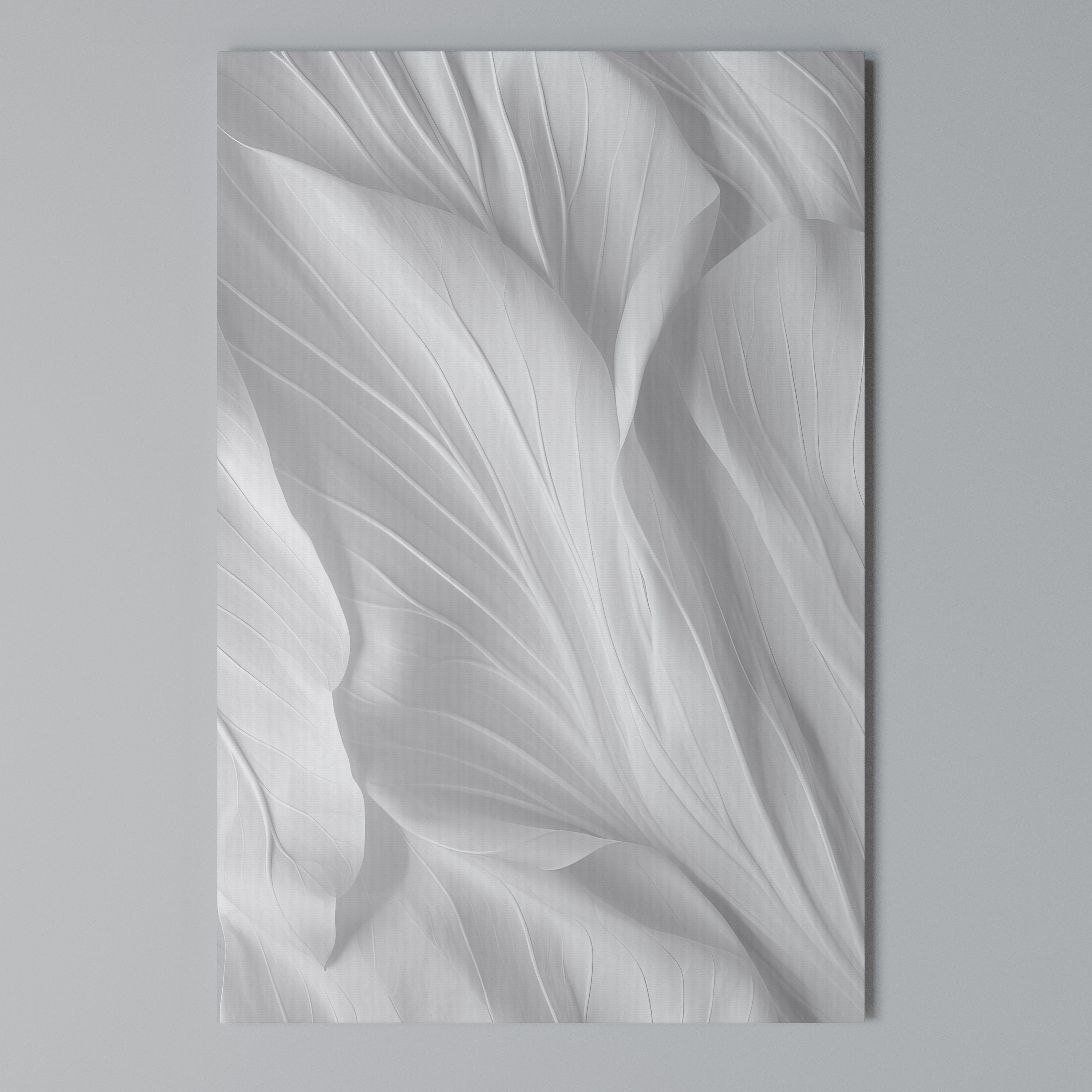 SILKEN SERENITY Vertical Canvas Print