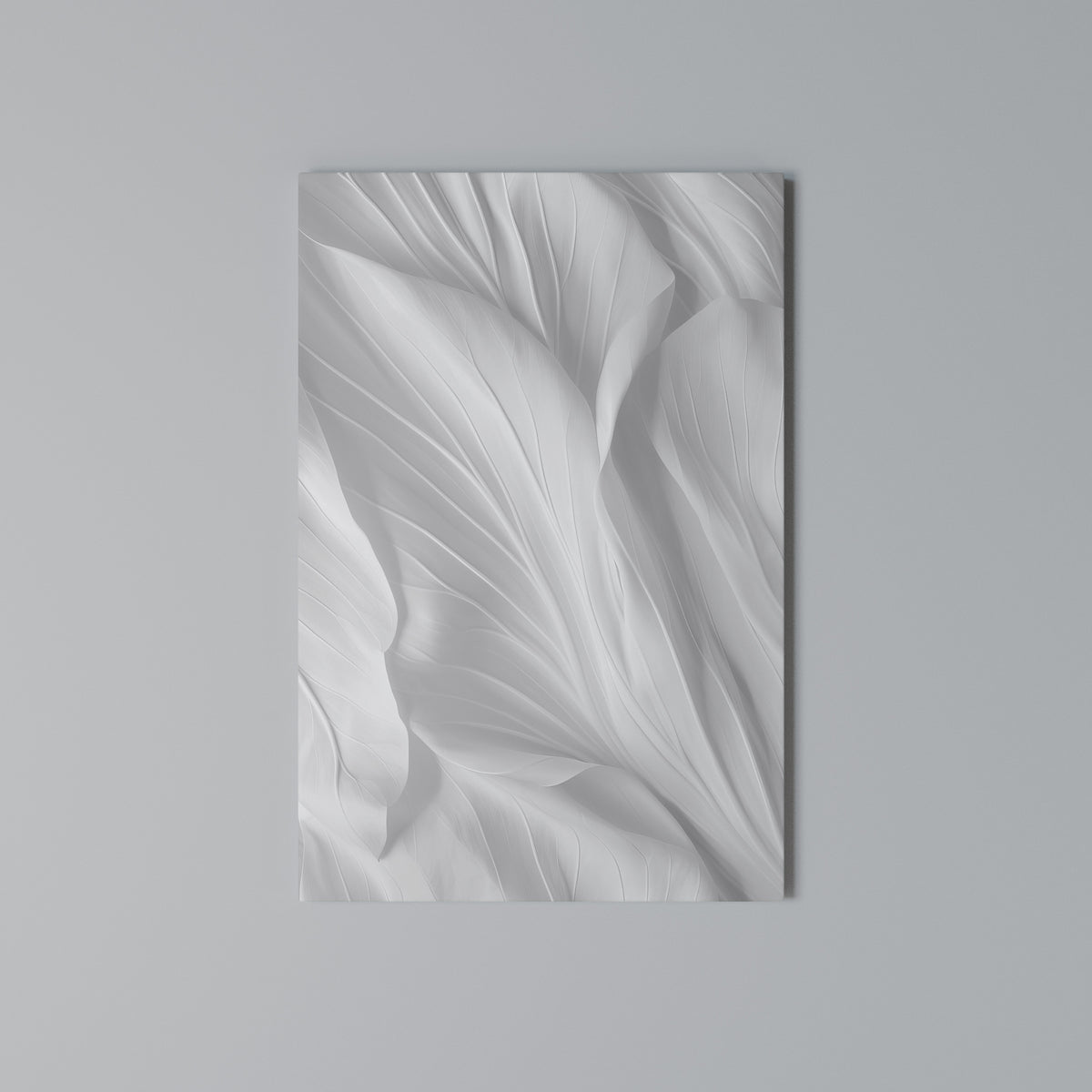 SILKEN SERENITY Vertical Canvas Print