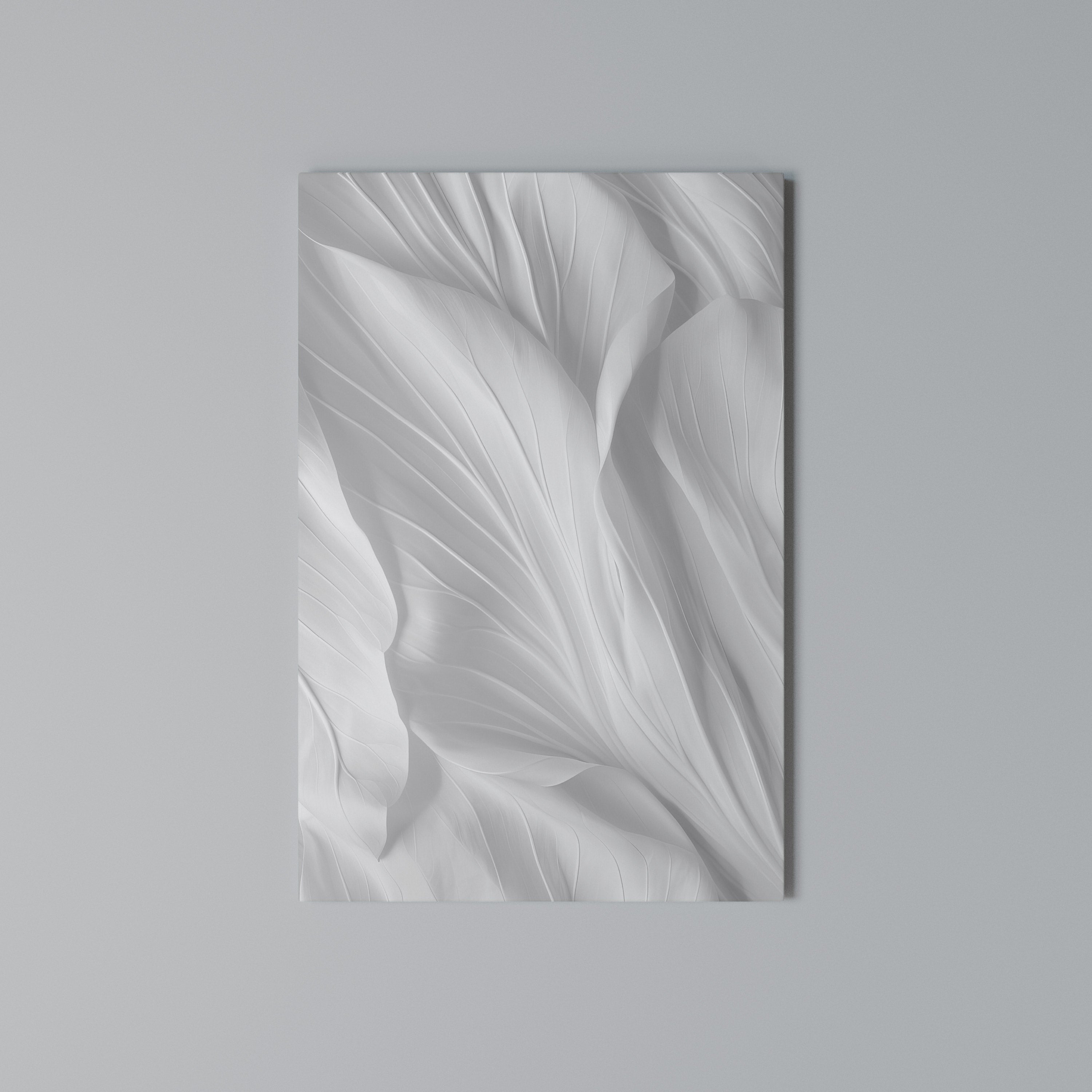 SILKEN SERENITY Vertical Canvas Print