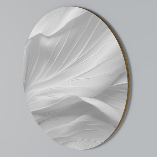 SILKEN SERENITY Rundes Wandbild