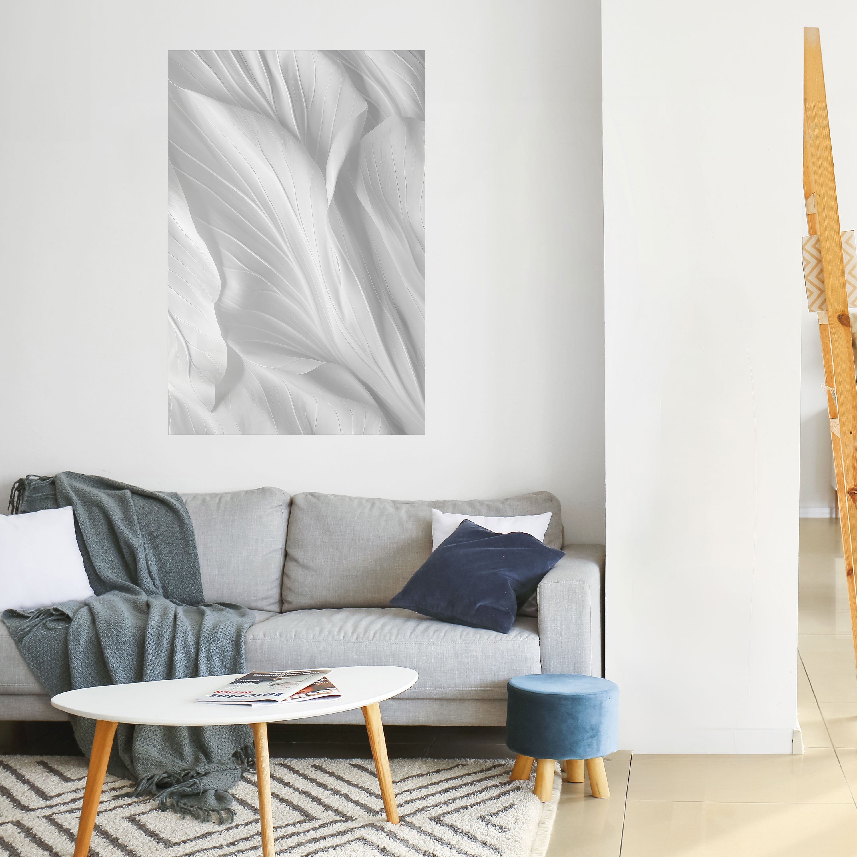 SILKEN SERENITY Vertikales Poster zum Abziehen und Aufkleben
