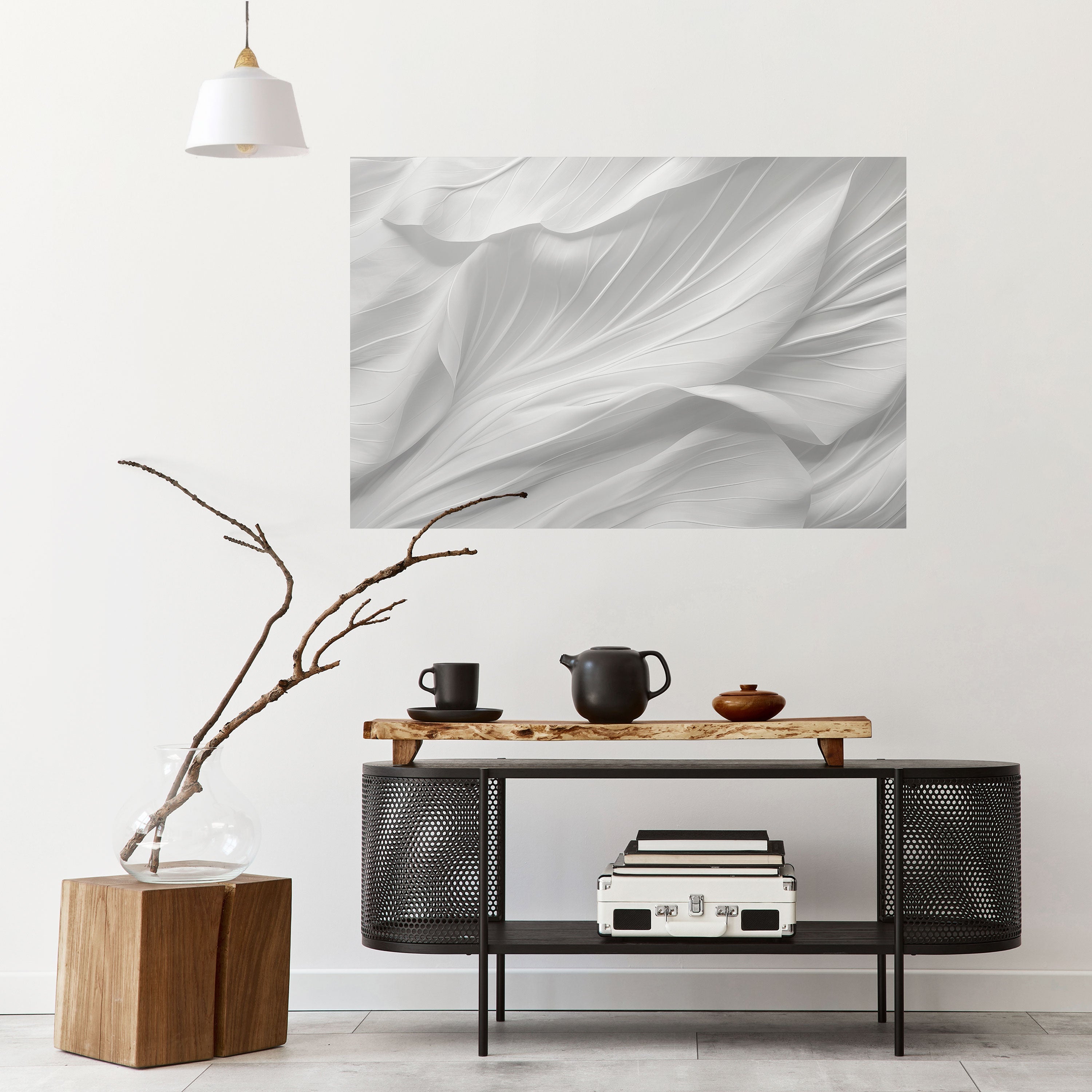 SILKEN SERENITY Horizontales Poster zum Abziehen und Aufkleben