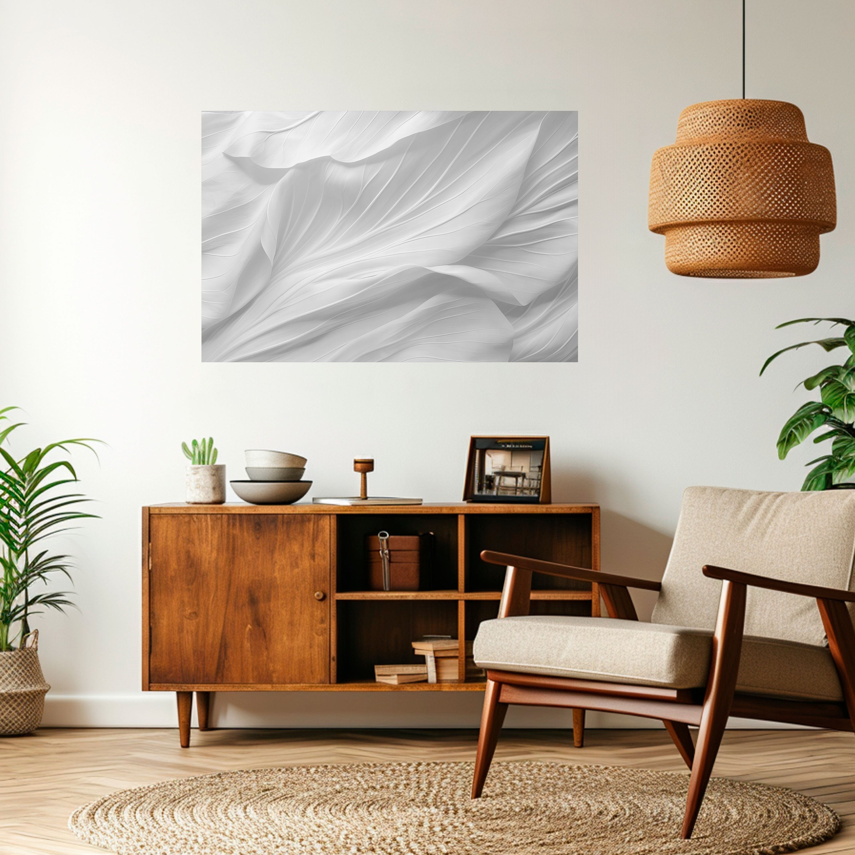SILKEN SERENITY Horizontales Poster zum Abziehen und Aufkleben