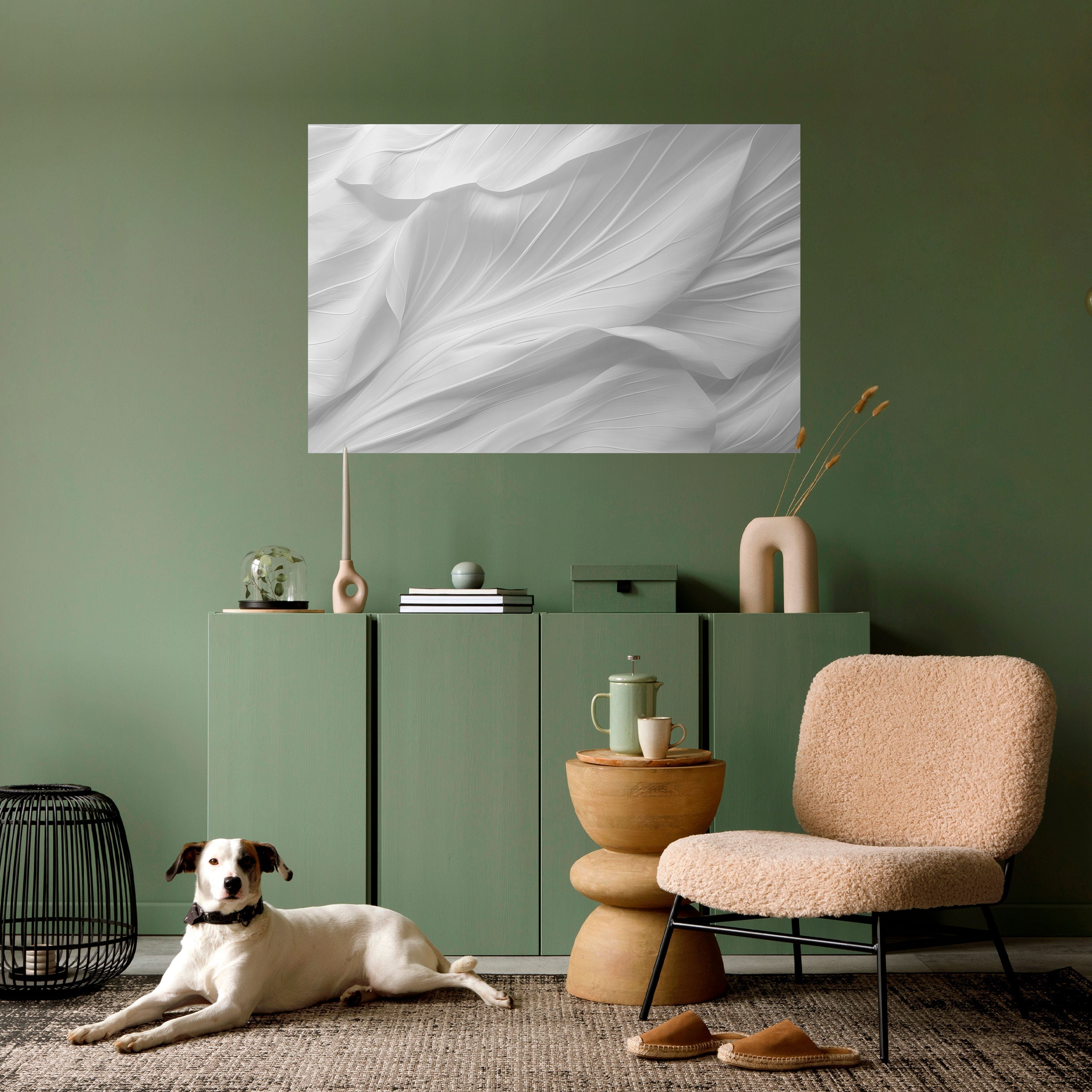 SILKEN SERENITY Horizontales Poster zum Abziehen und Aufkleben