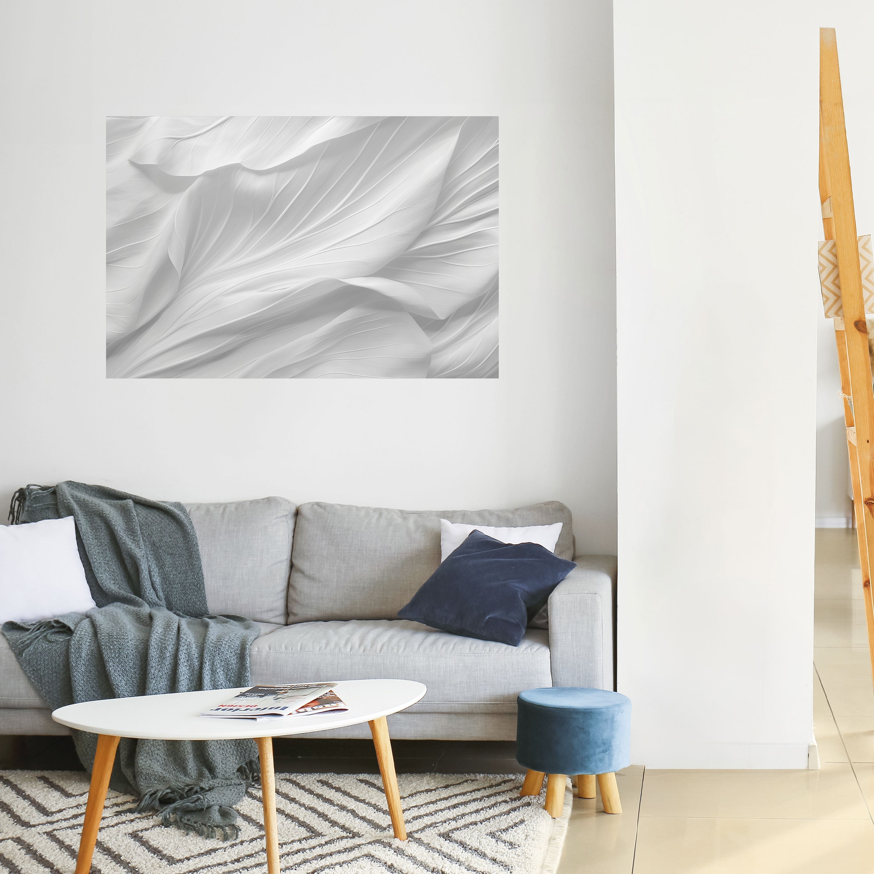 SILKEN SERENITY Horizontales Poster zum Abziehen und Aufkleben