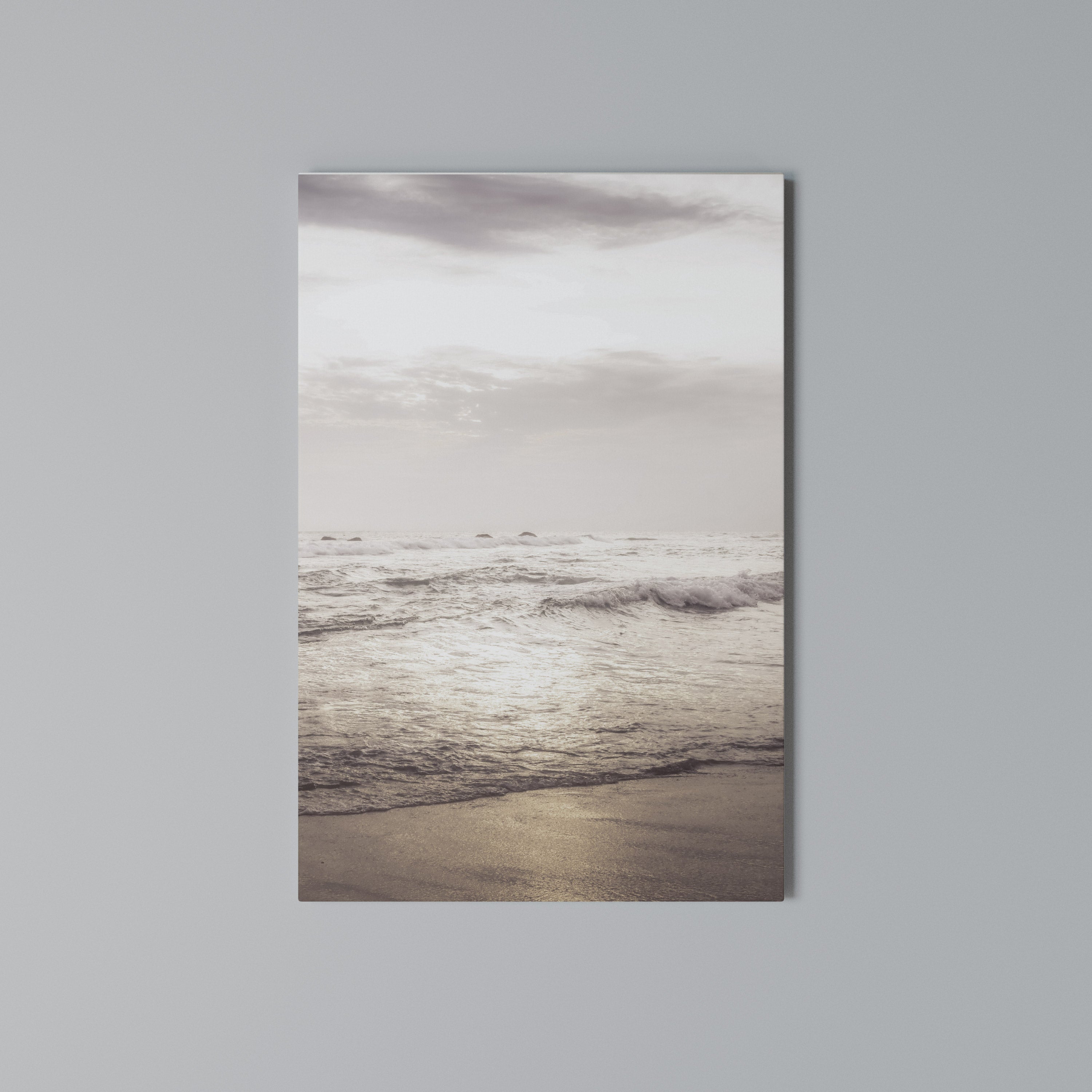 WHISPERS OF THE OCEAN Vertical Canvas Print