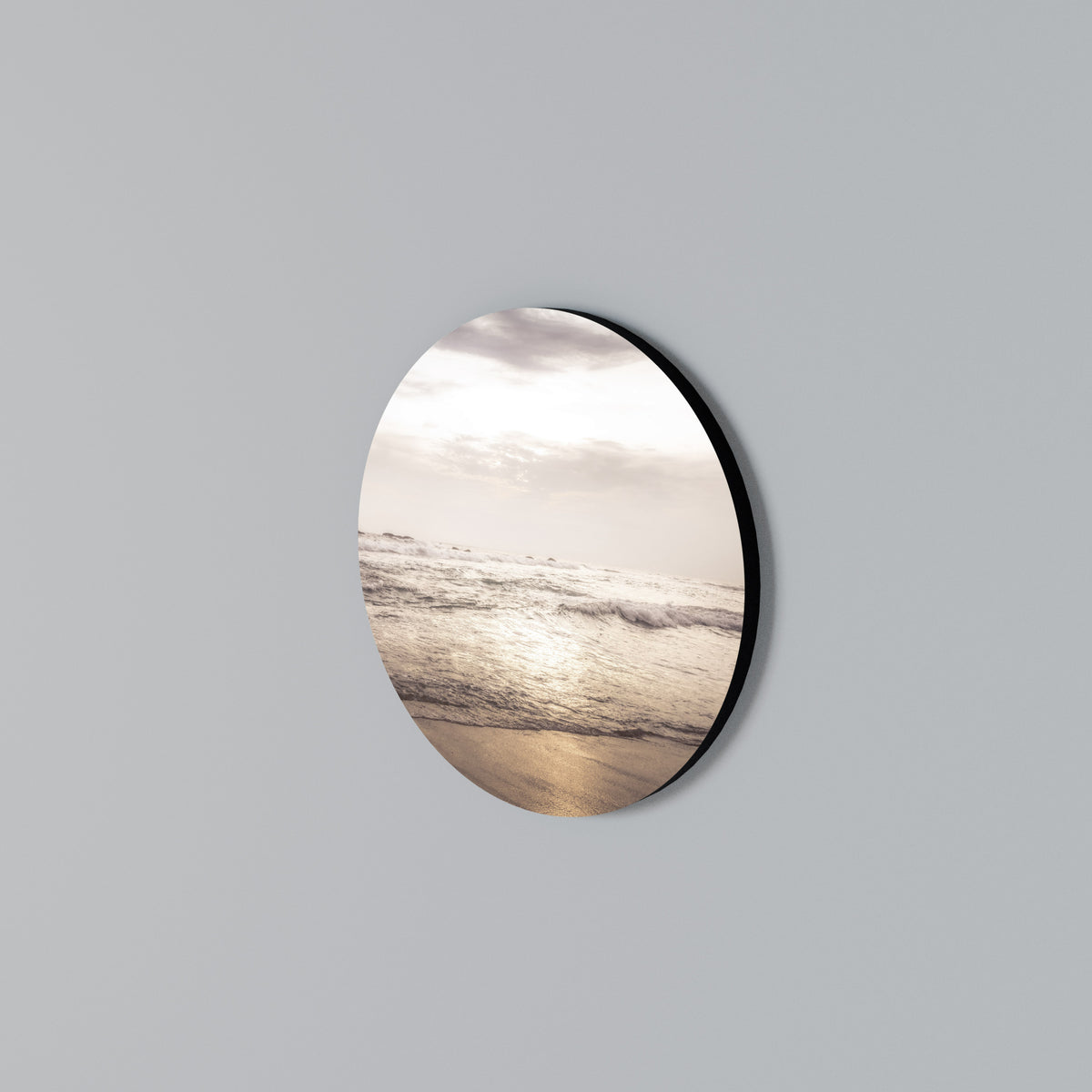 WHISPERS OF THE OCEAN Rundes Wandbild