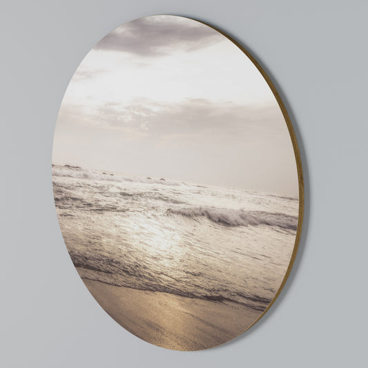 WHISPERS OF THE OCEAN Rundes Wandbild