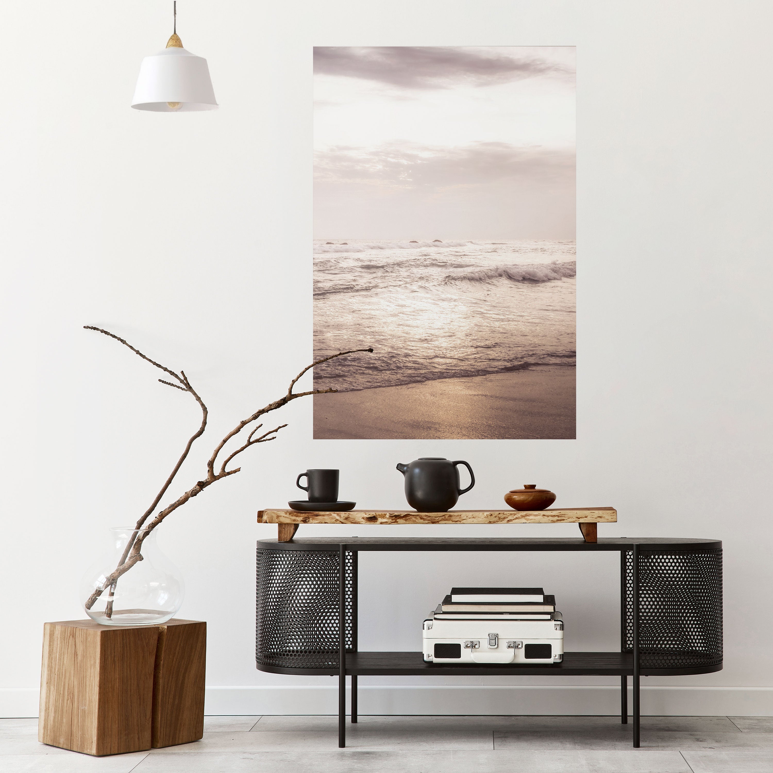 WHISPERS OF THE OCEAN Vertikales Poster zum Abziehen und Aufkleben