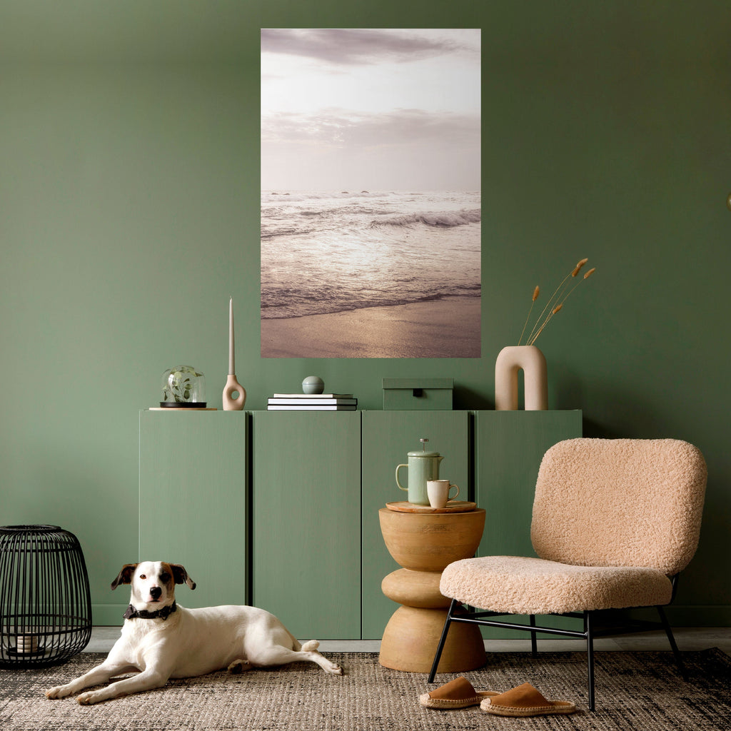WHISPERS OF THE OCEAN Vertikales Poster zum Abziehen und Aufkleben