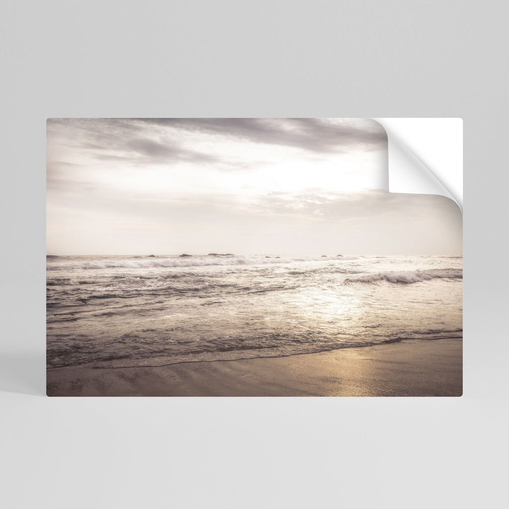 WHISPERS OF THE OCEAN Horizontales Poster zum Abziehen und Aufkleben