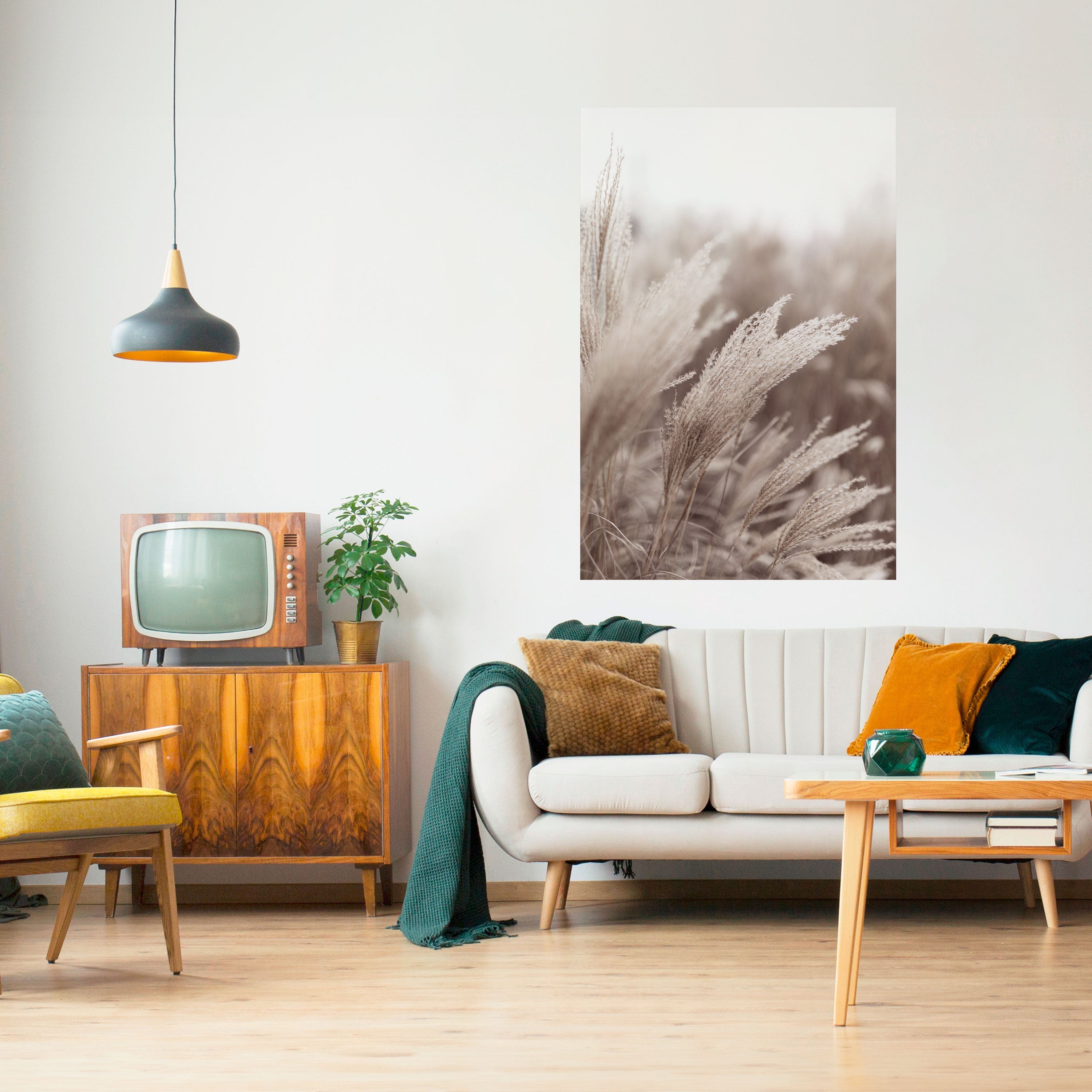 TRANQUIL NATURE'S TOUCH Vertikales Poster zum Abziehen und Aufkleben