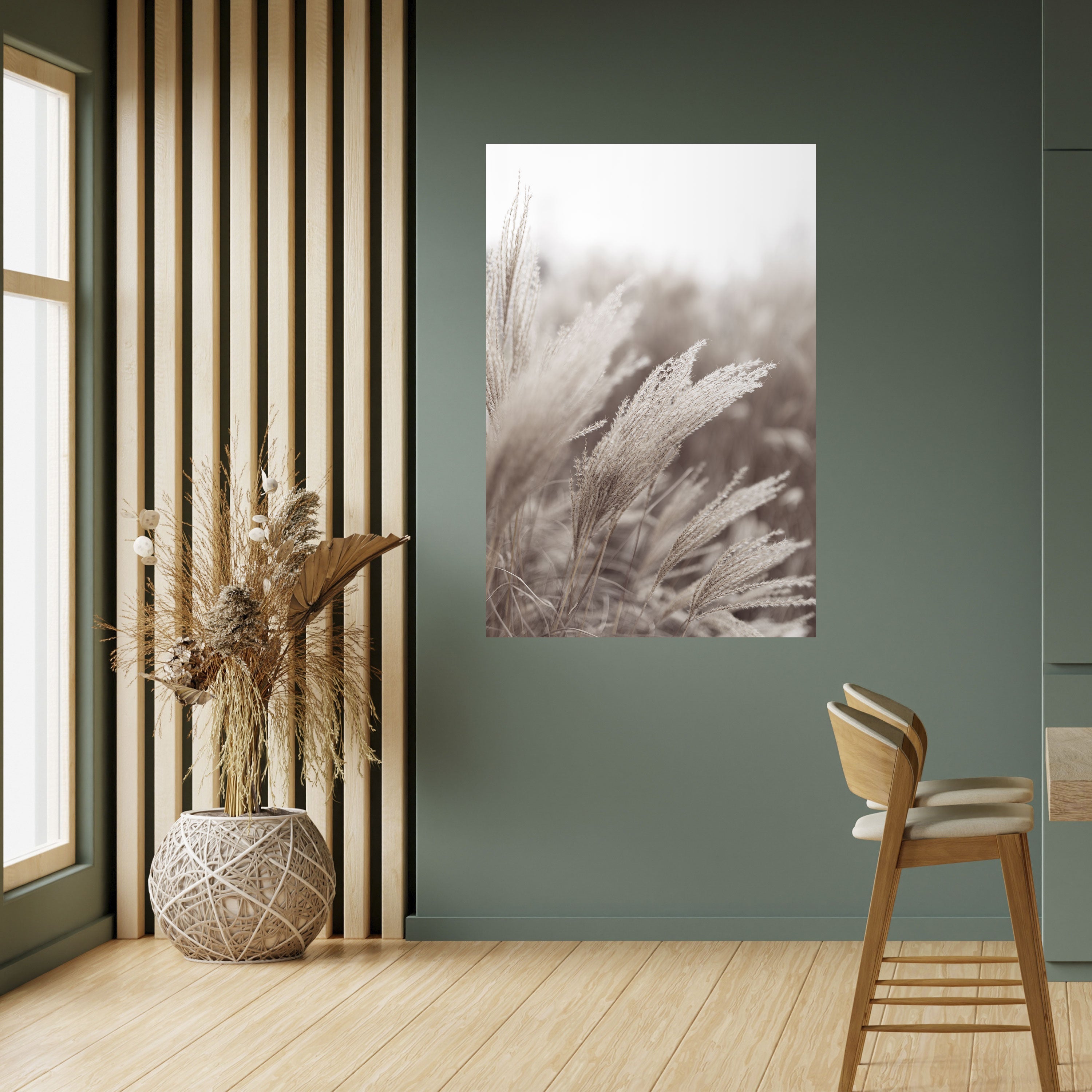 TRANQUIL NATURE'S TOUCH Vertikales Poster zum Abziehen und Aufkleben