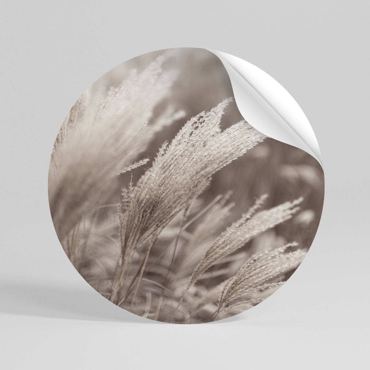 TRANQUIL NATURE'S TOUCH Runder Wandsticker zum Abziehen und Aufkleben