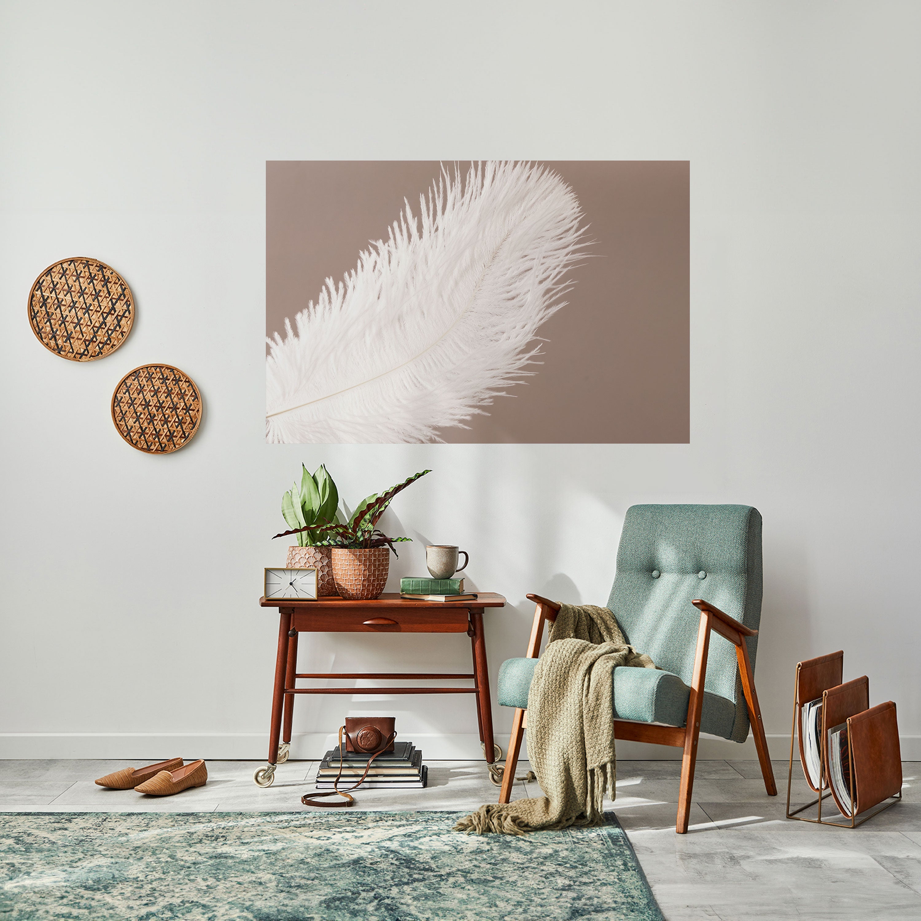 SOFT SERENITY Horizontales Poster zum Abziehen und Aufkleben