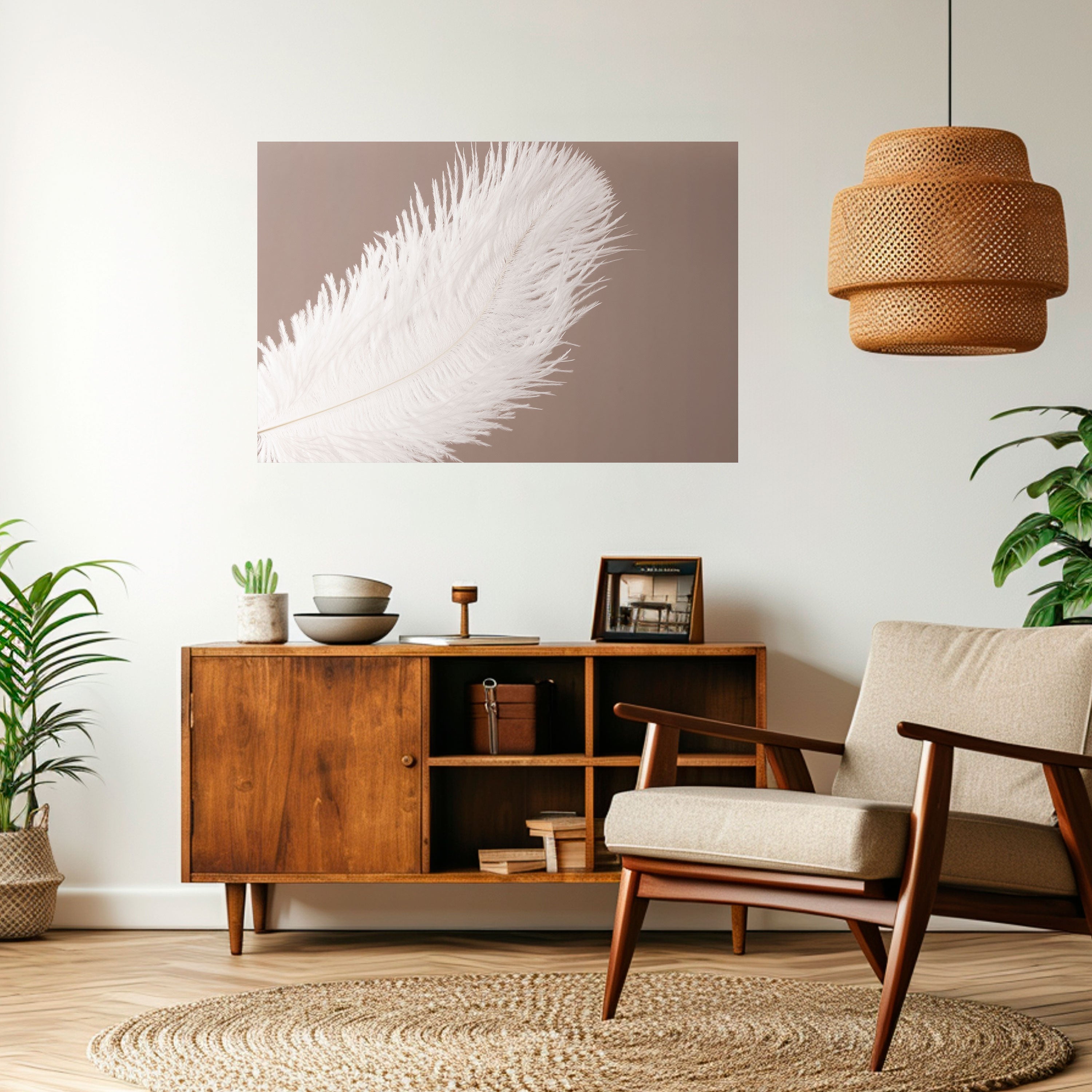 SOFT SERENITY Horizontales Poster zum Abziehen und Aufkleben
