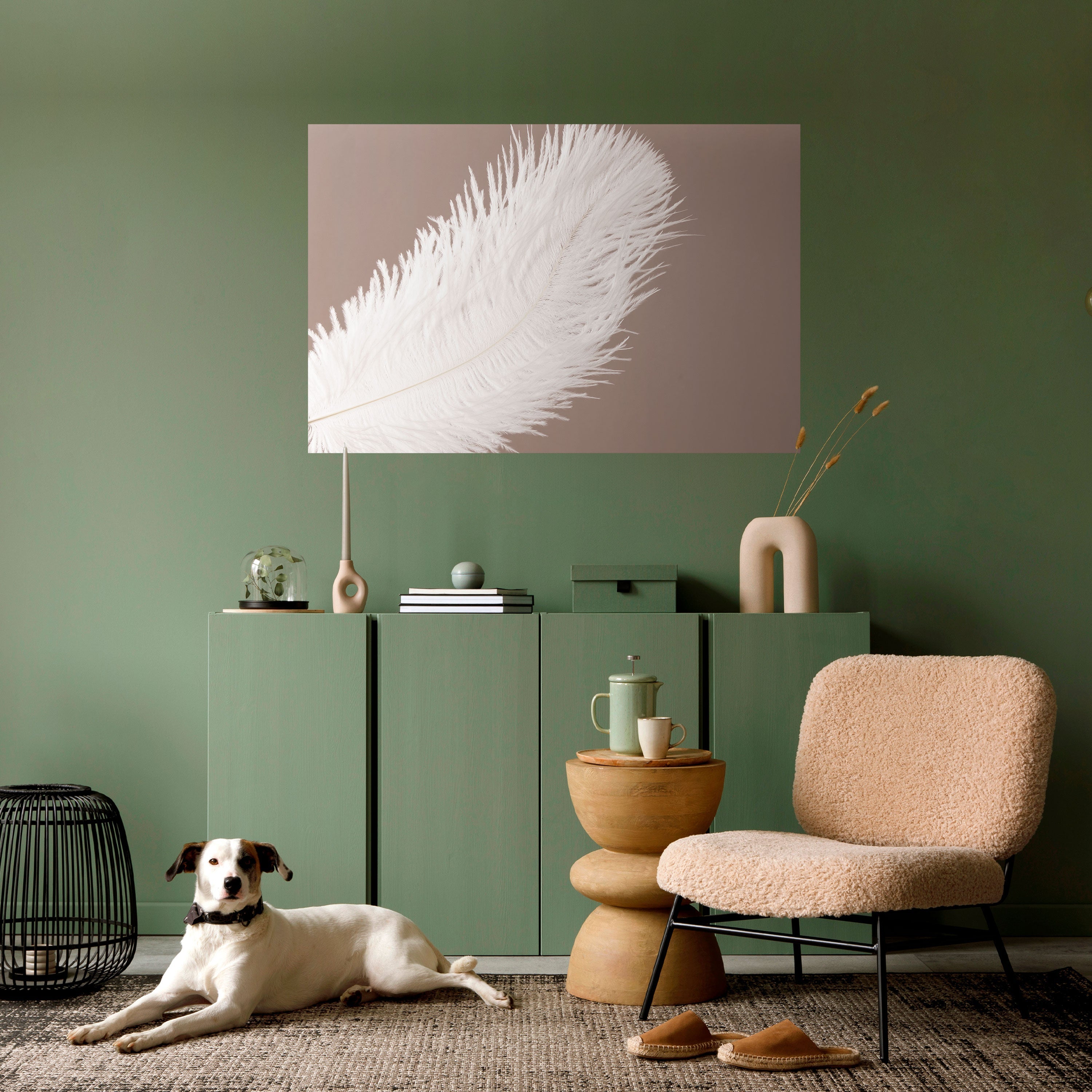 SOFT SERENITY Horizontales Poster zum Abziehen und Aufkleben