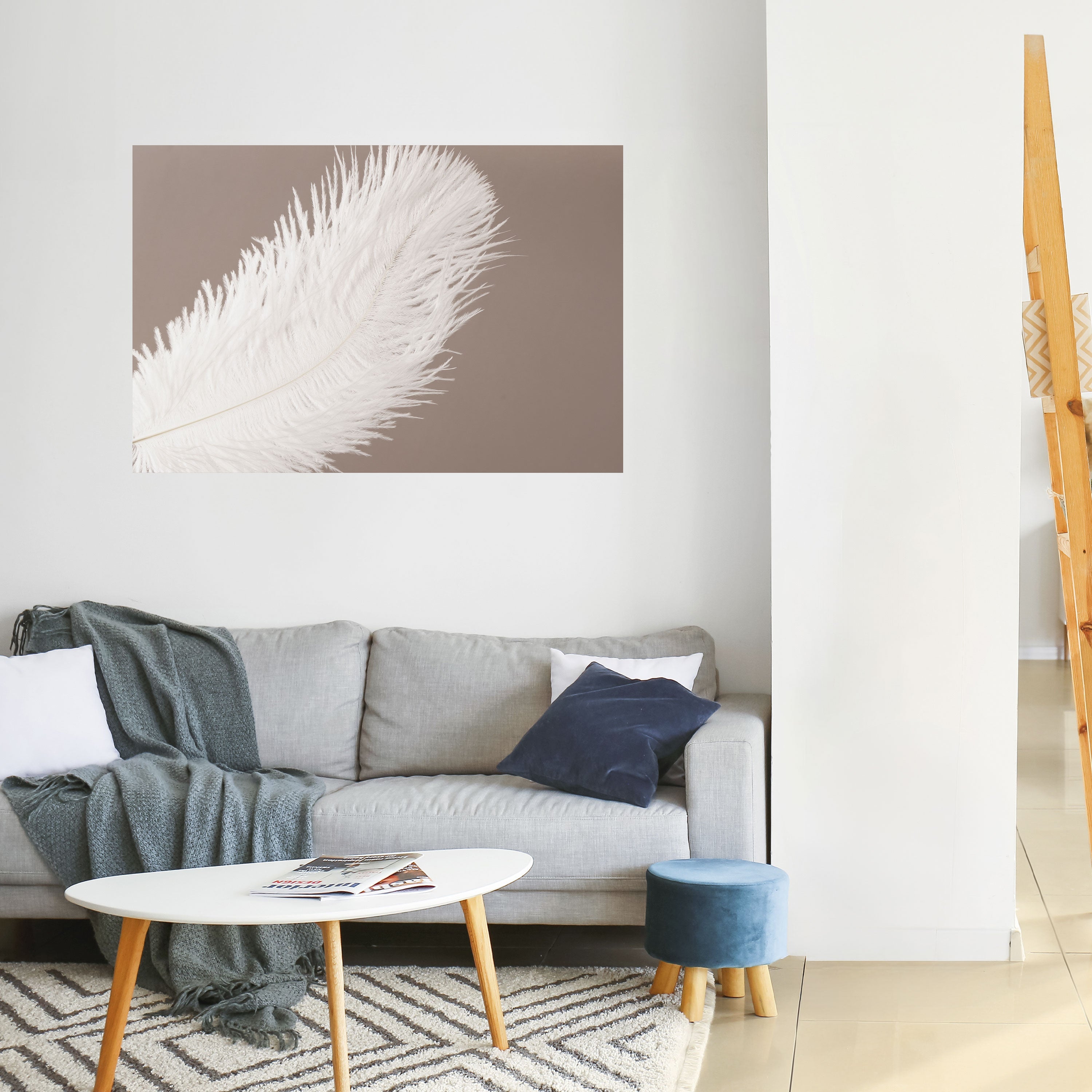 SOFT SERENITY Horizontales Poster zum Abziehen und Aufkleben
