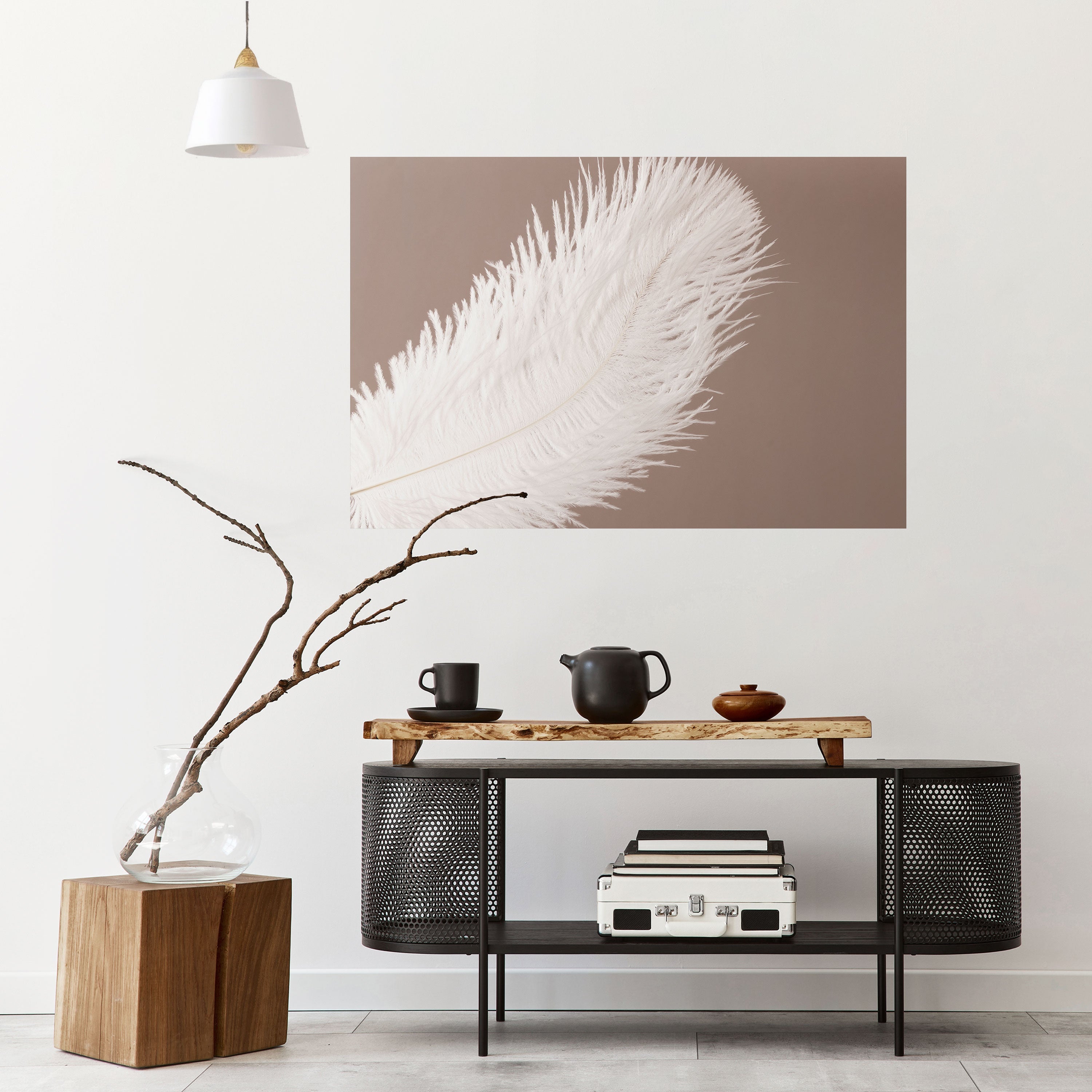 SOFT SERENITY Horizontales Poster zum Abziehen und Aufkleben