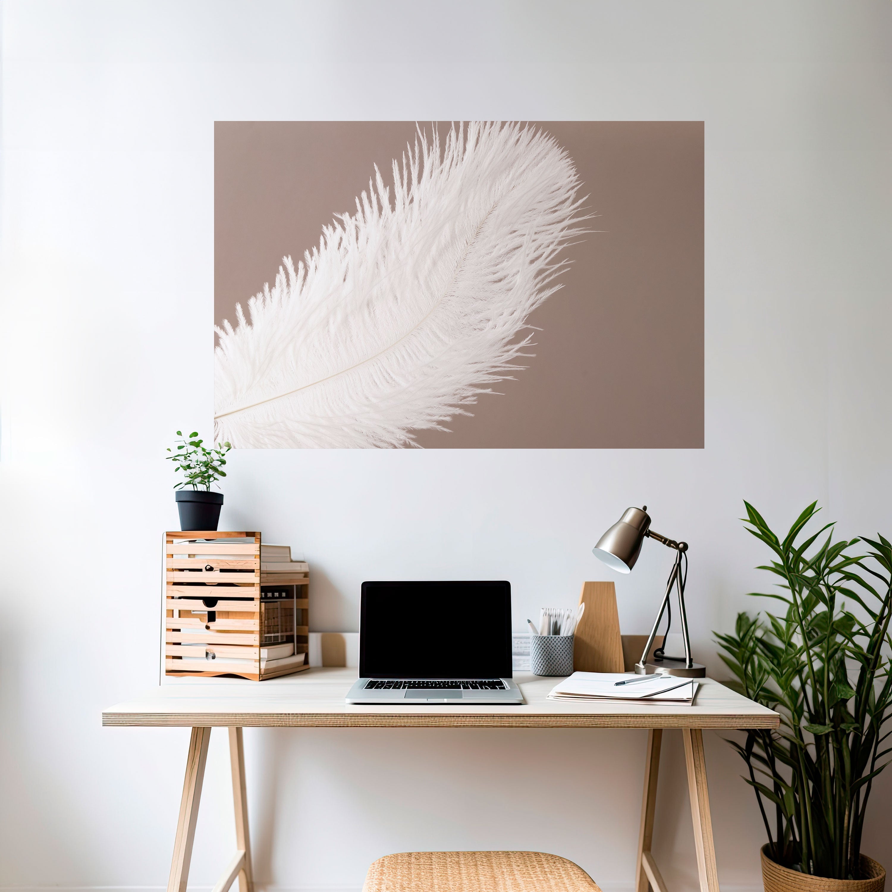 SOFT SERENITY Horizontales Poster zum Abziehen und Aufkleben