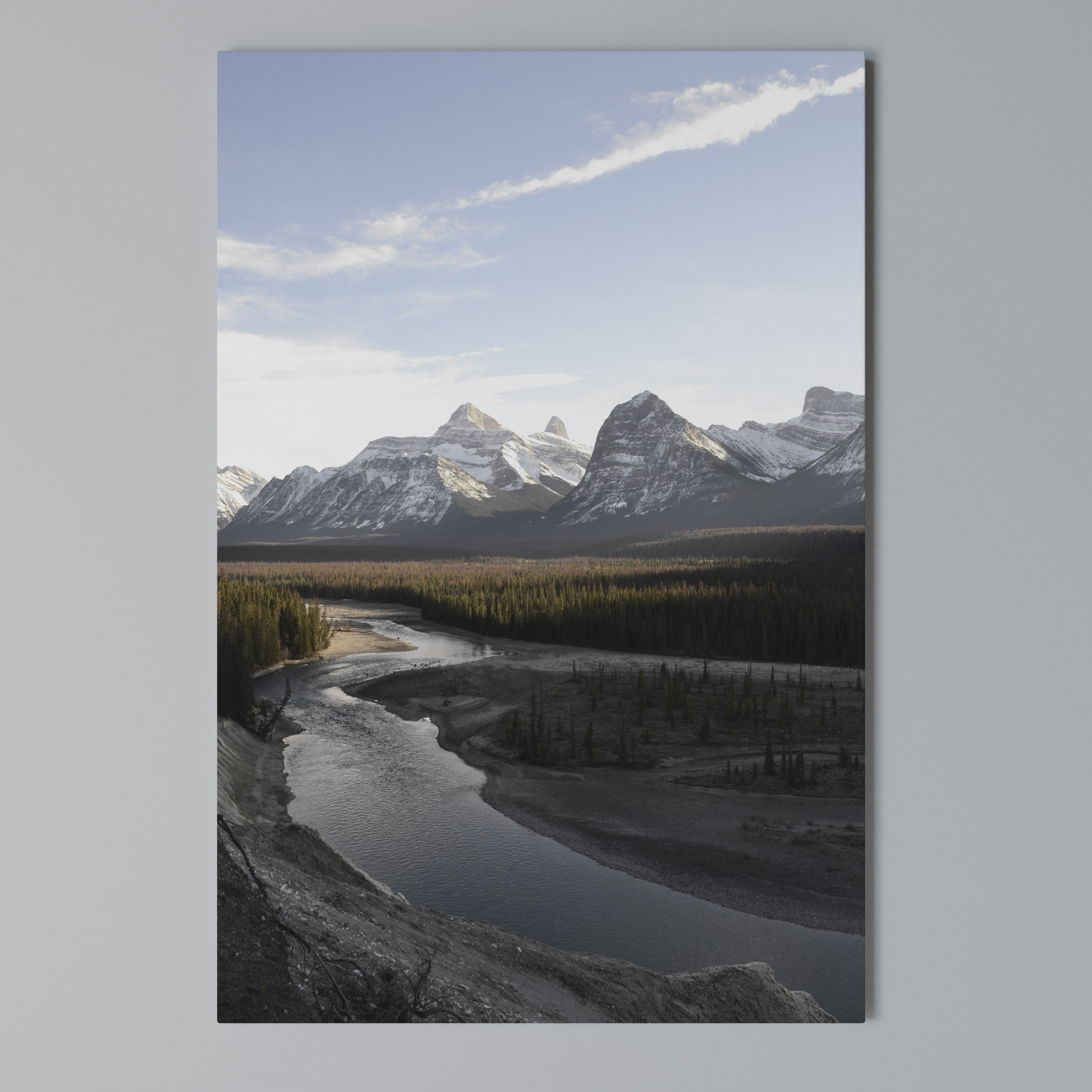 ECHOES OF NATURE'S SPLENDOR Vertical Canvas Print
